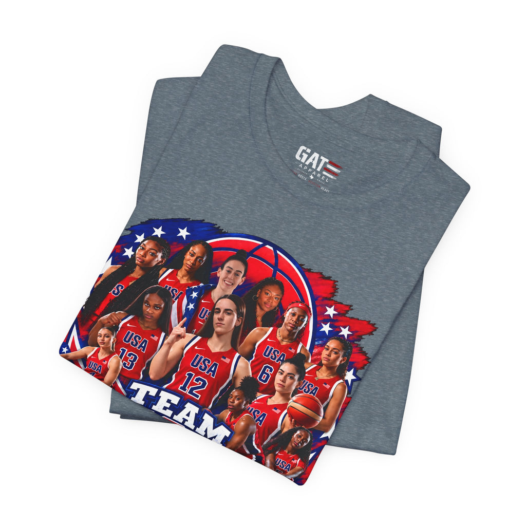 Team USA Women's Basketball Shirt | FIBA Tee 2026 Design 1