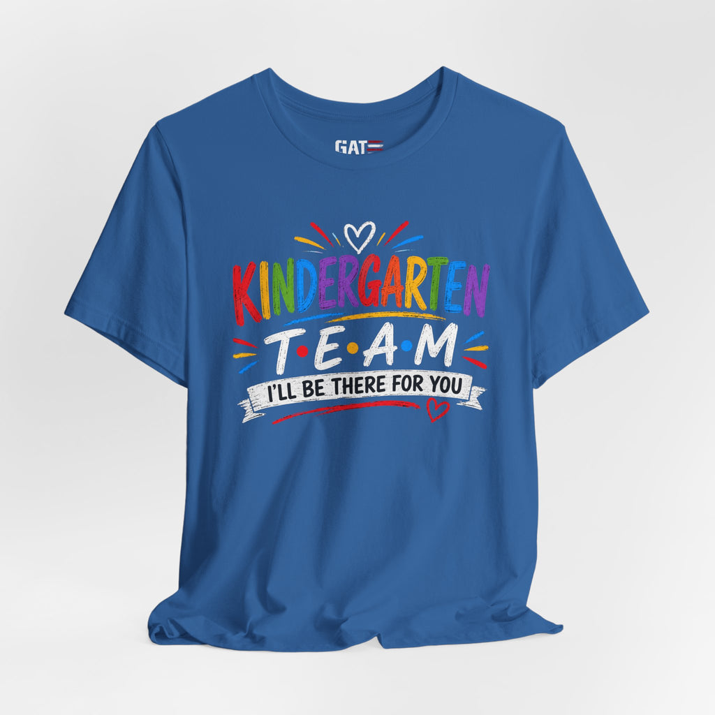 Kindergarten Team Tee, Teacher Squad Shirt, Color Dot Inspired Teacher Shirt, Grade Level Team Gift, School Staff Apparel, Friends Theme