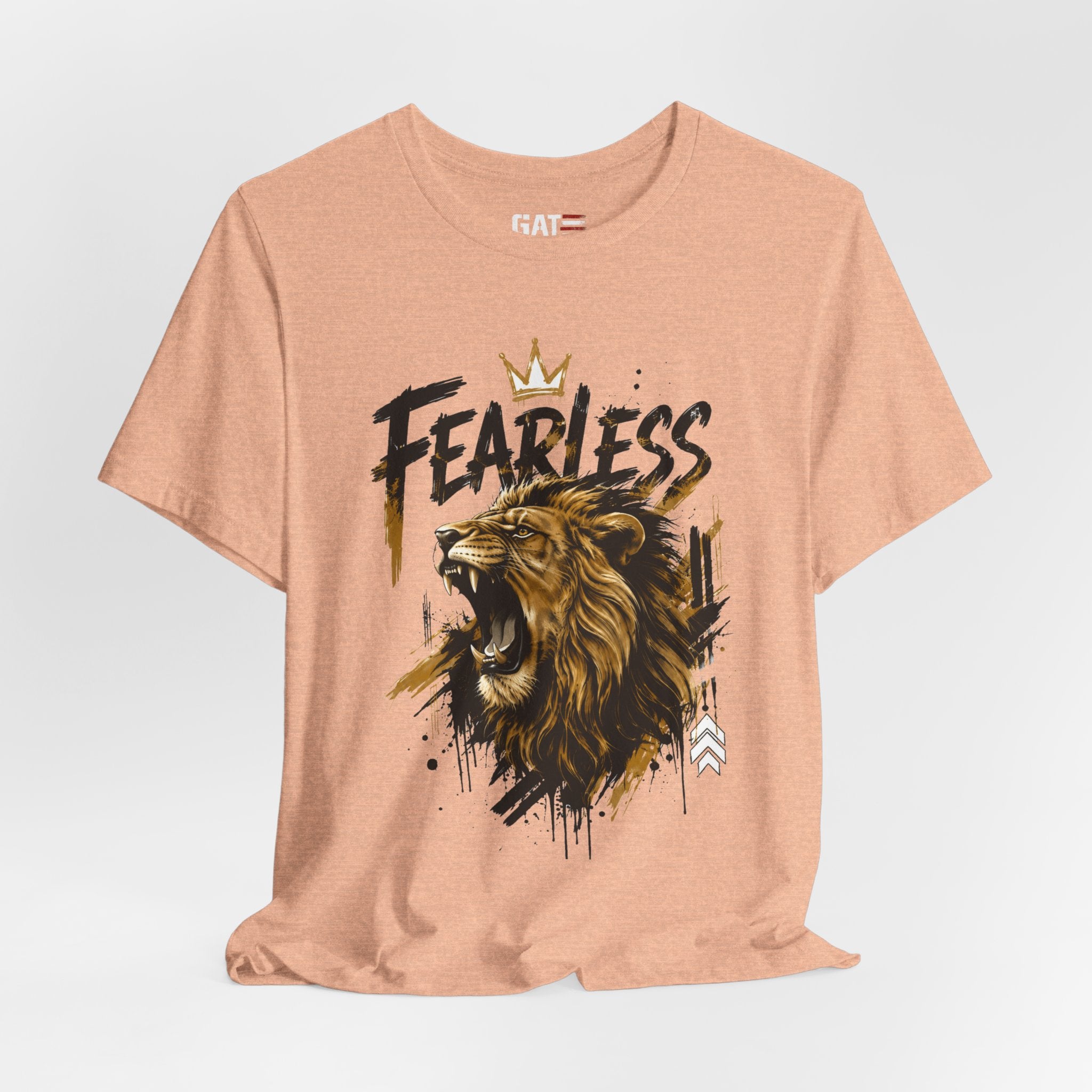 Fearless Lion Tee — Inspirational Graphic T-Shirt