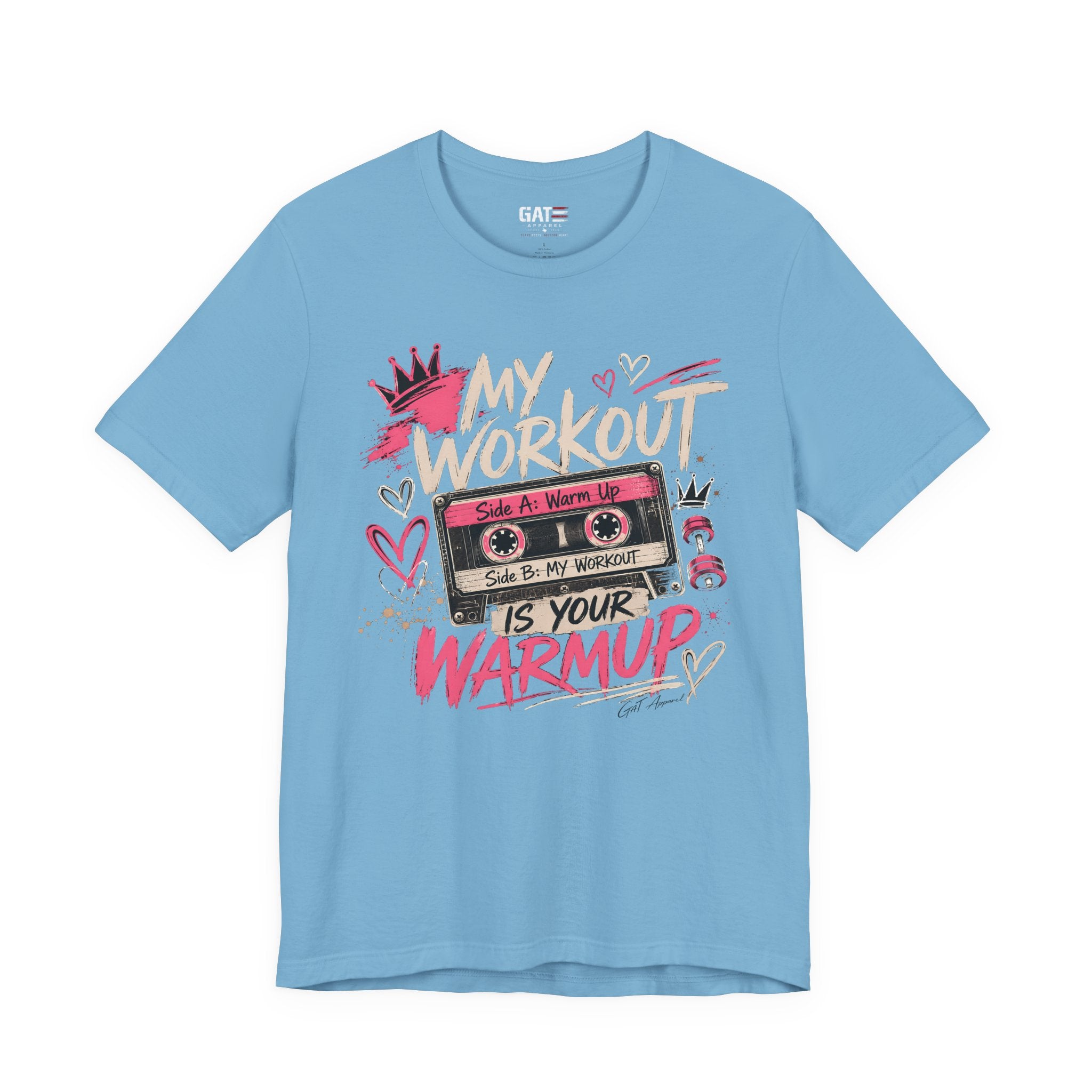 My Workout Is Your Warmup Shirt, Retro Gym Shirt, Women's Workout Tee, Fitness Graphic Shirt, 80s Gym Shirt