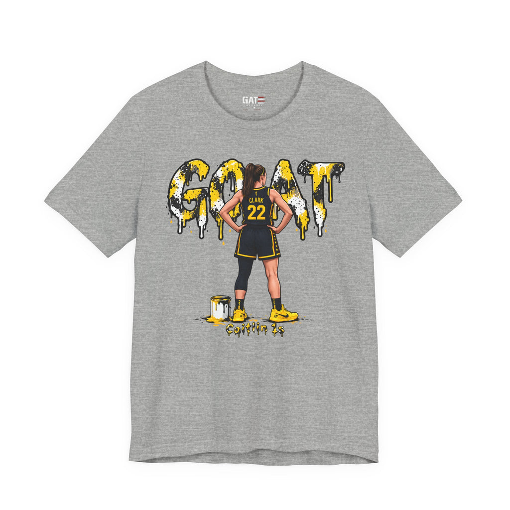 Caitlin Clark Caitlin 1s GOAT Yellow Sneaker Shirt