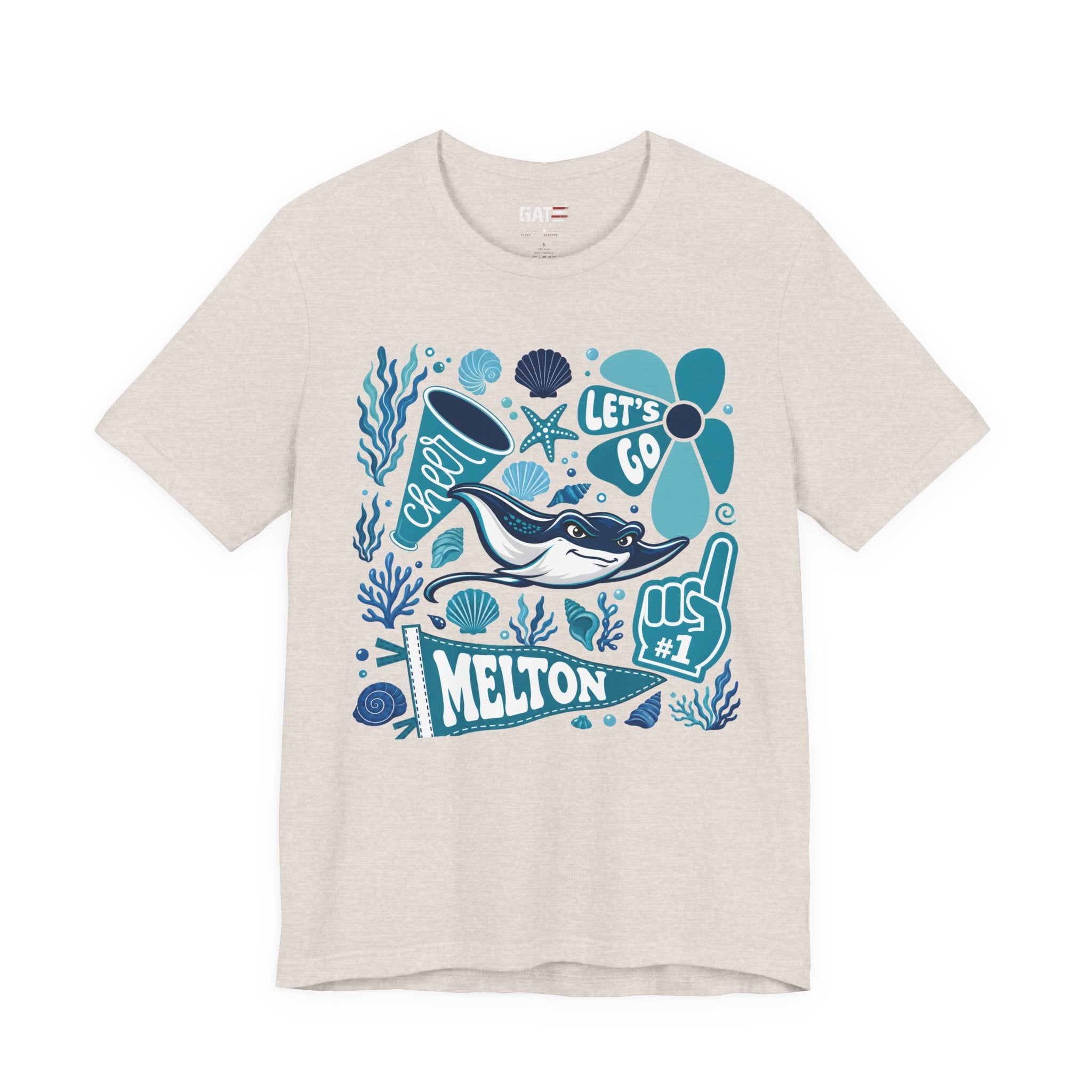 Melton Graphic Tee — 'Let's Go' Ocean Adventure T-Shirt