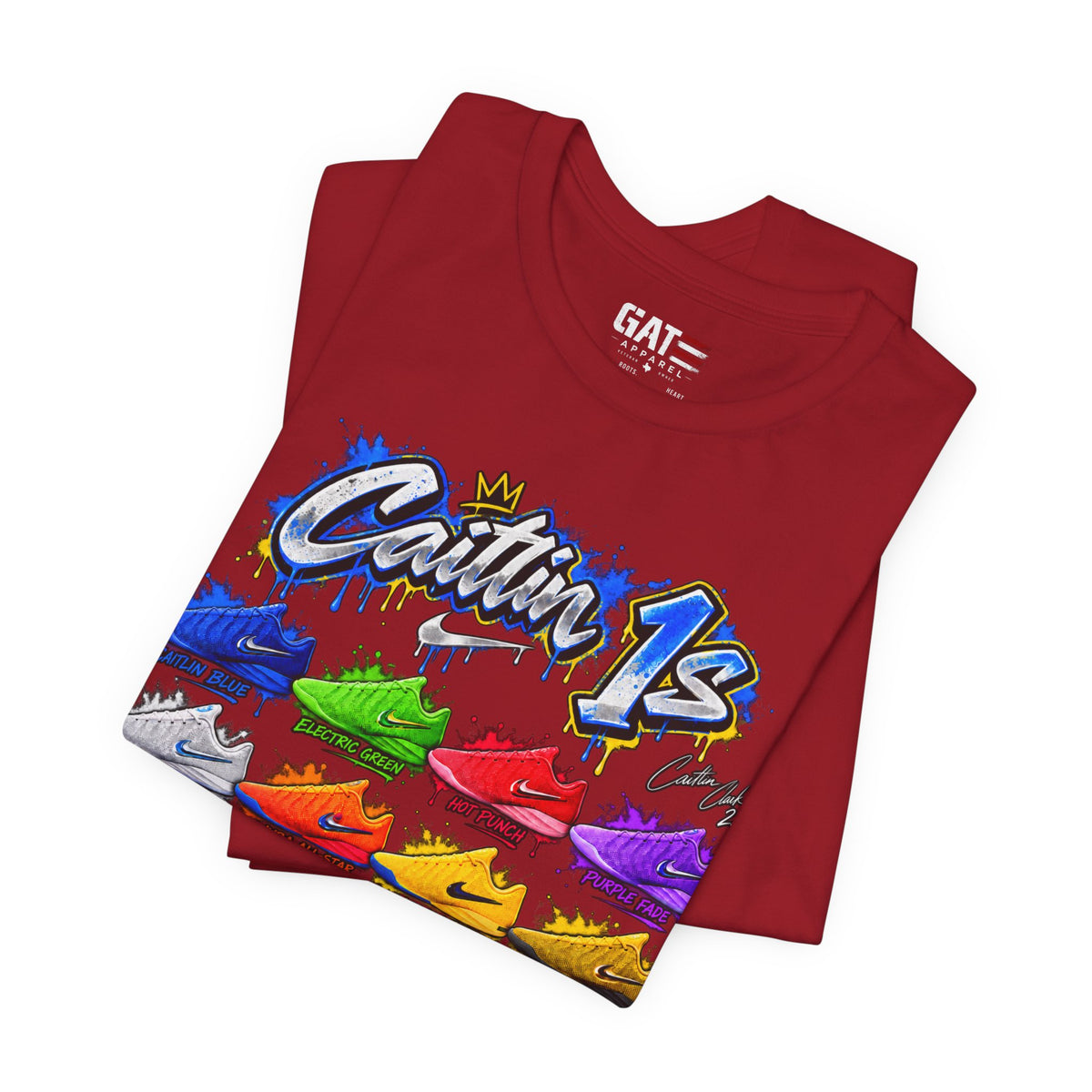 Caitlin Clark Caitlin 1s Sneaker Shirt | Indiana Fever Tee