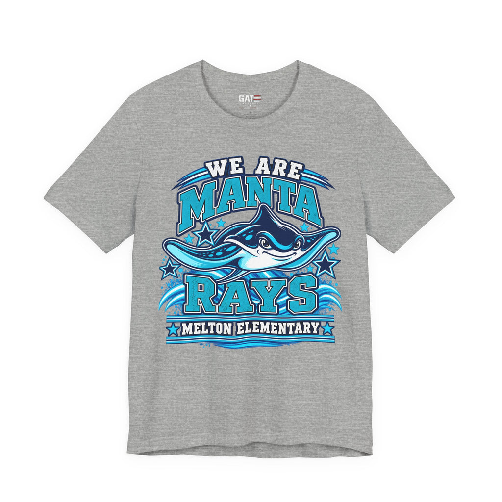 Melton Manta Rays School Tee – "We Are Manta Rays" Melton Elementary Spirit Shirt
