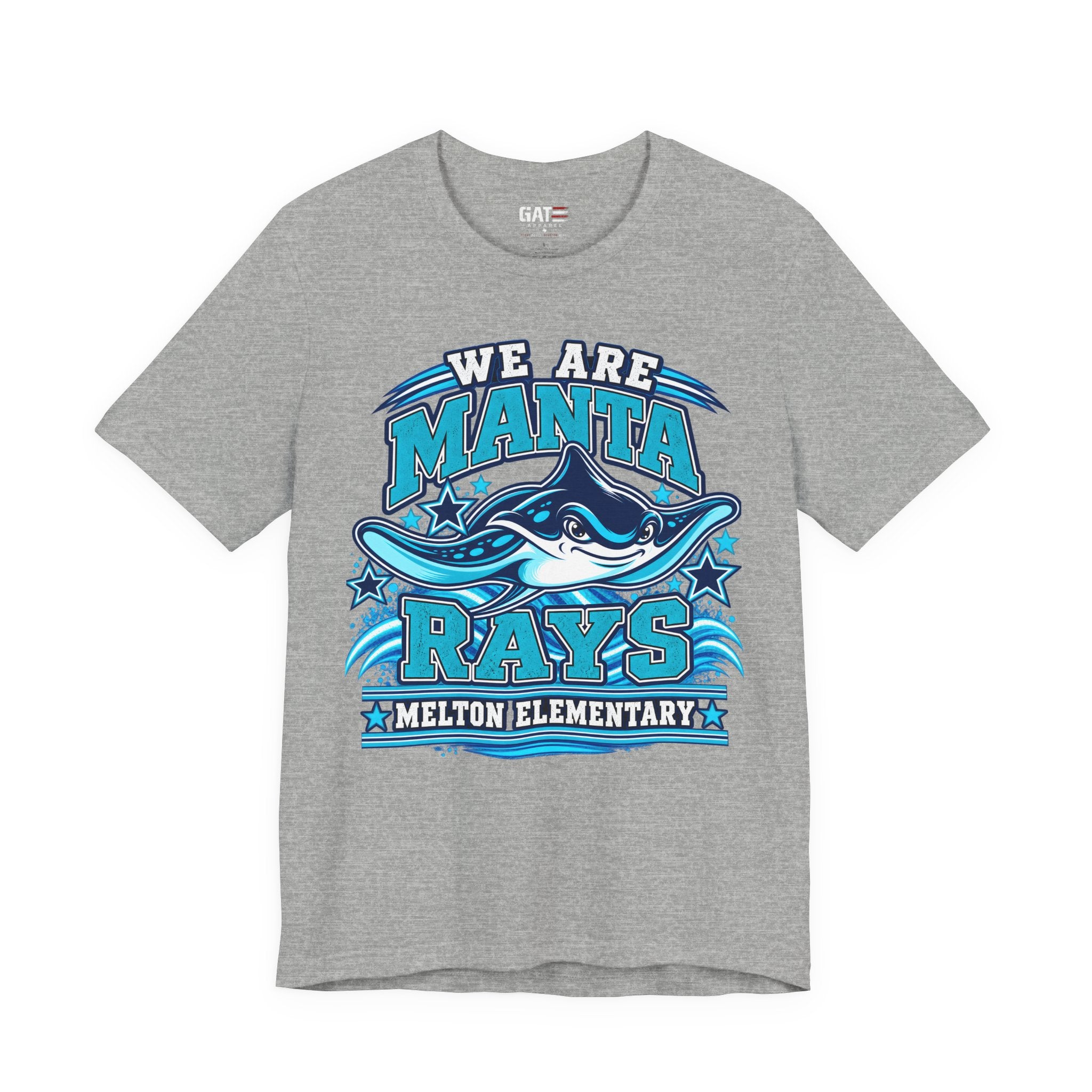 Melton Manta Rays School Tee – "We Are Manta Rays" Melton Elementary Spirit Shirt