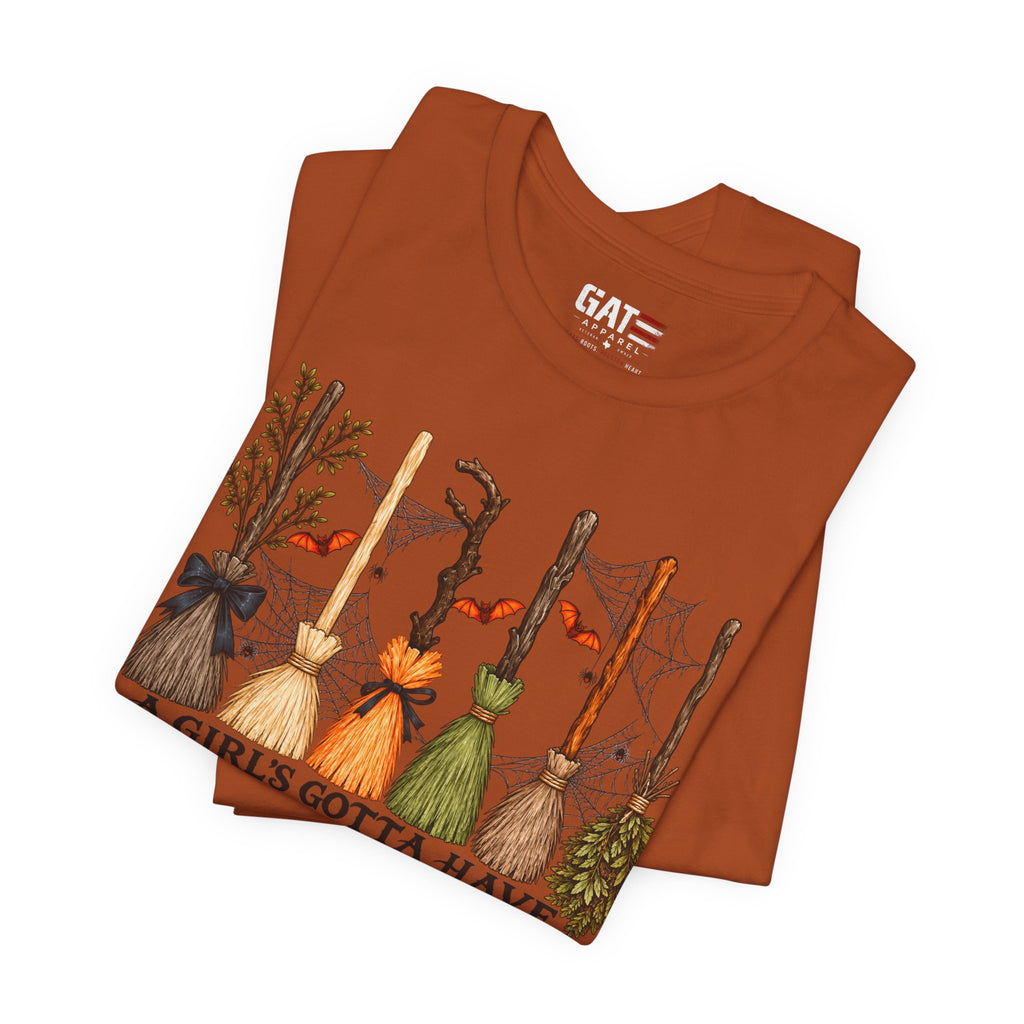 A Girl's Gotta Have Options Witch Brooms T-Shirt - product image 19