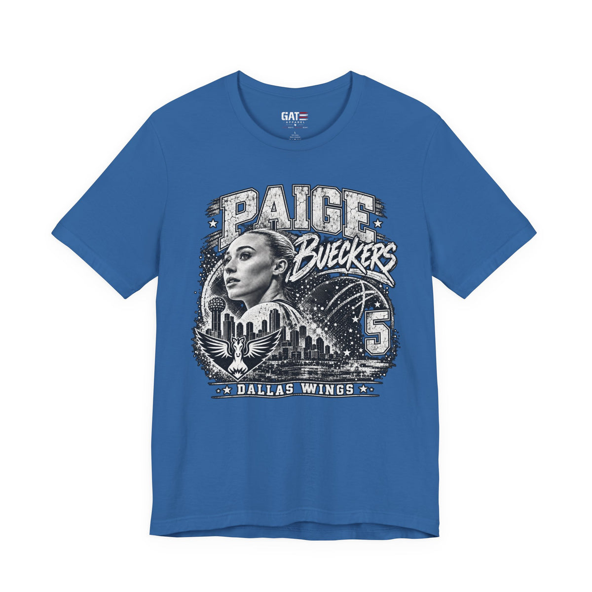 Dallas women's basketball tribute tee mockup