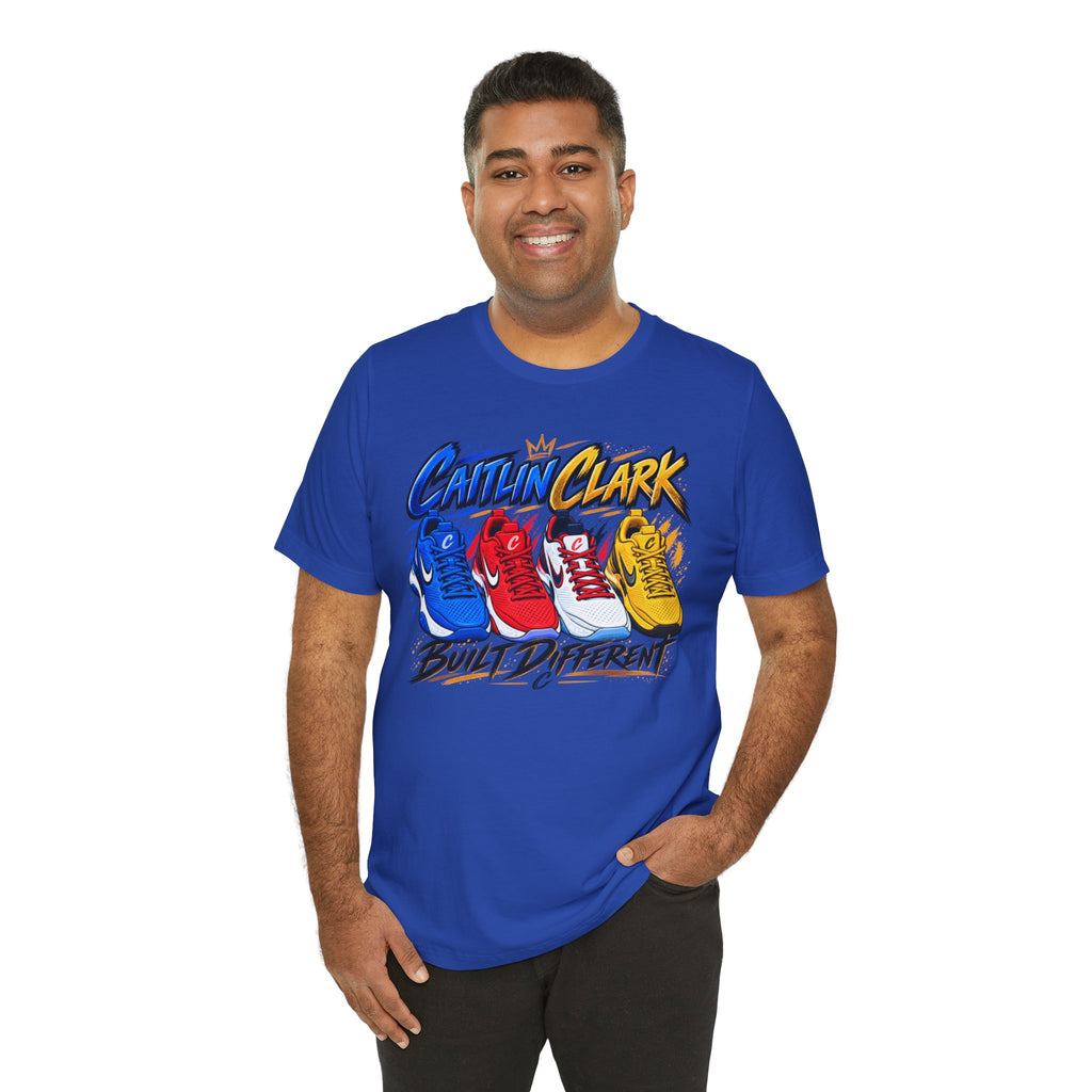 Caitlin Clark Built Different Sneaker Shirt | Indiana Fever Tee
