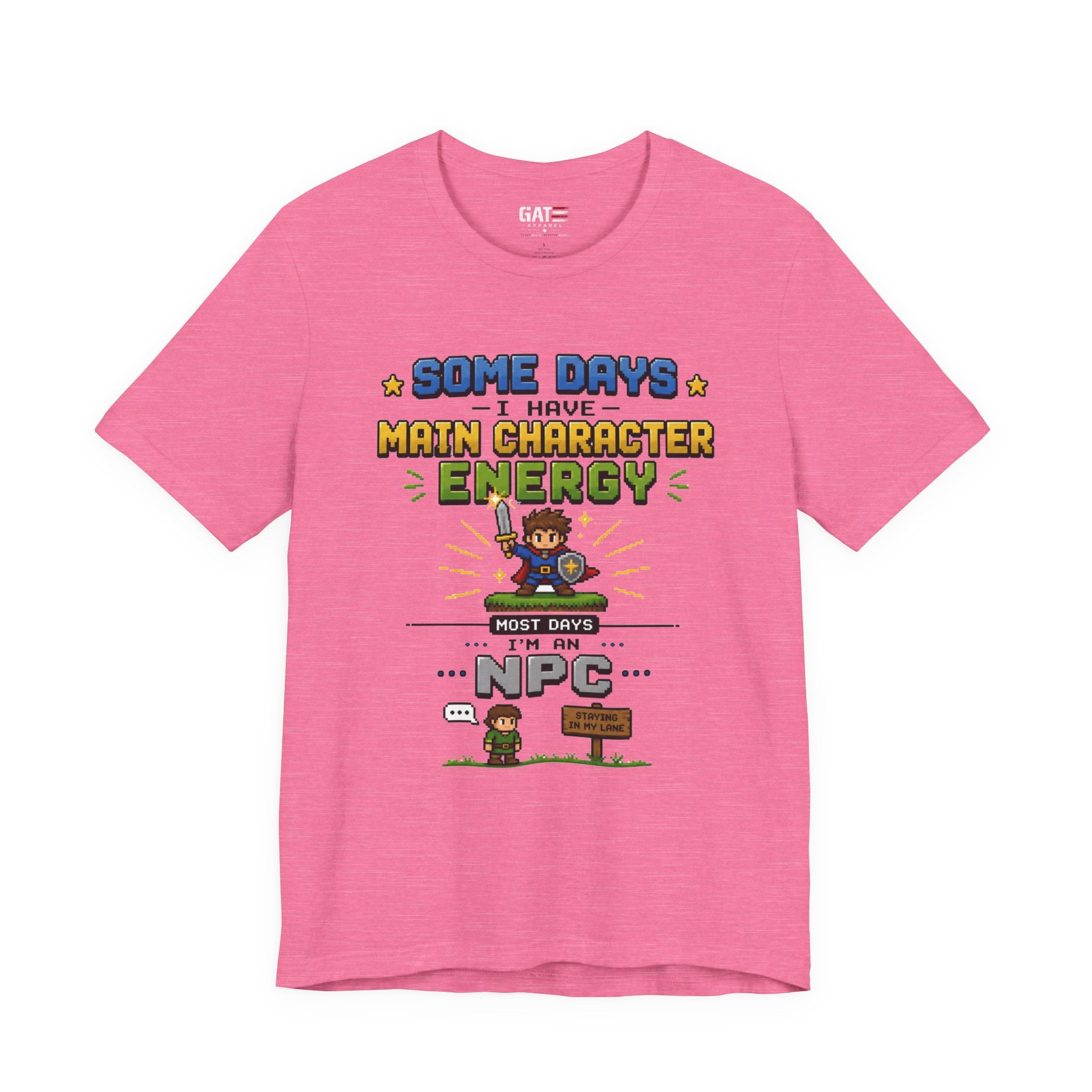 Main Character Energy Shirt | Retro Gaming Tee