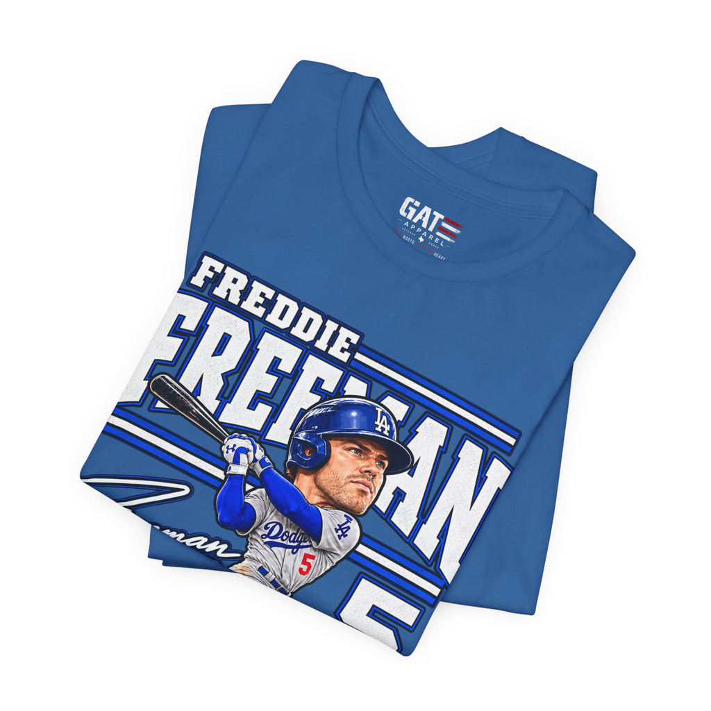 Freddie Freeman Los Angeles Dodgers #5 Baseball Tee