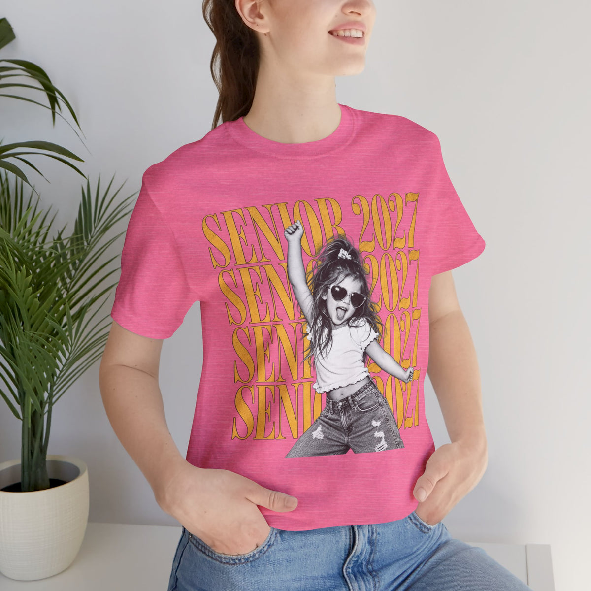 Personalized Senior 2027 Photo Shirt | Graduation Tee