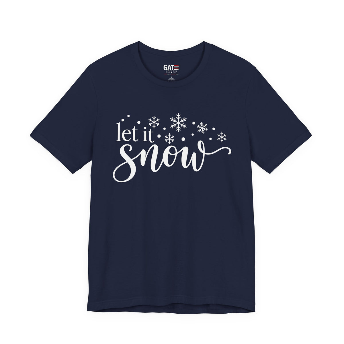 Let It Snow Winter Shirt - product mockup view 5