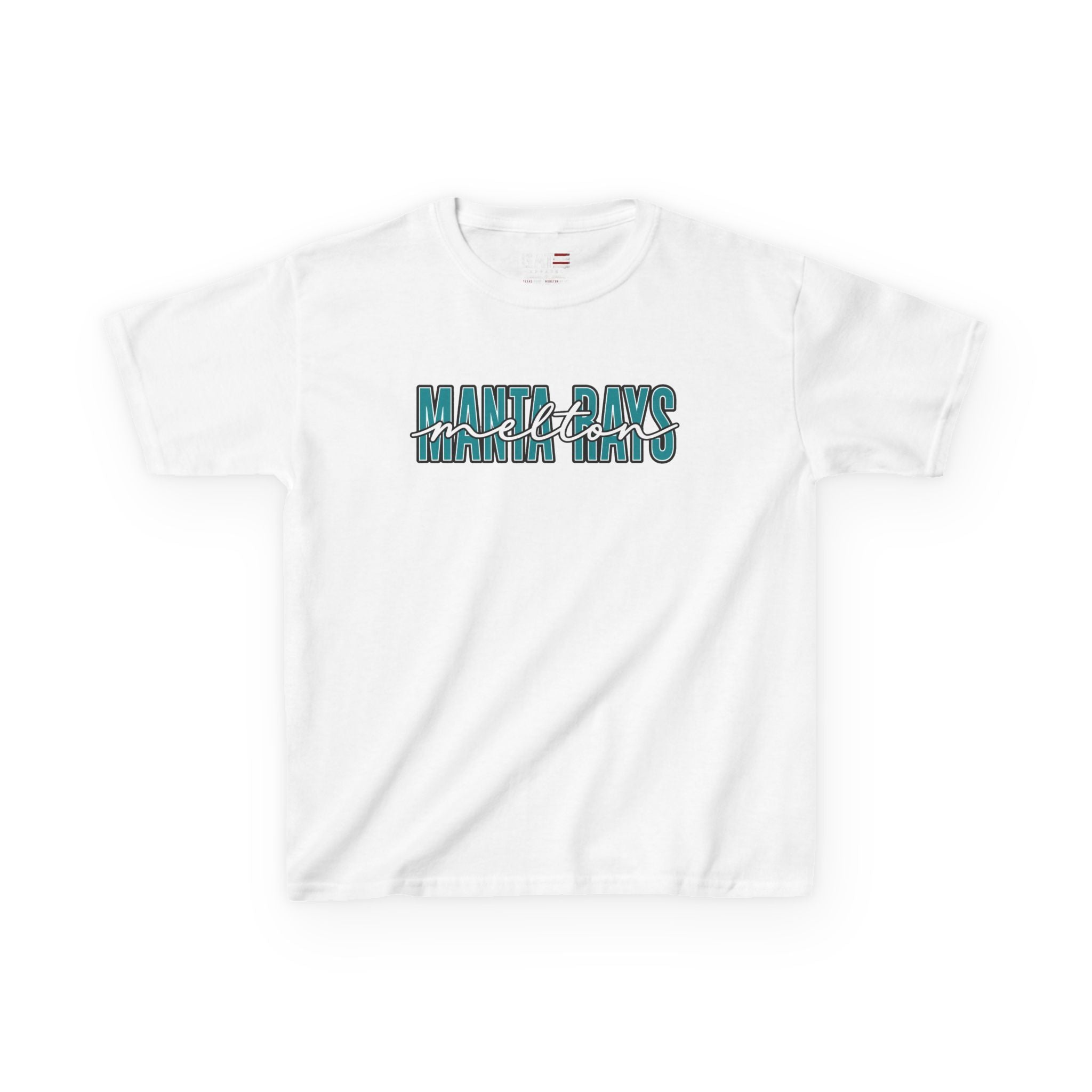 Kids Tee Melton Elementary — Melton Script Teal