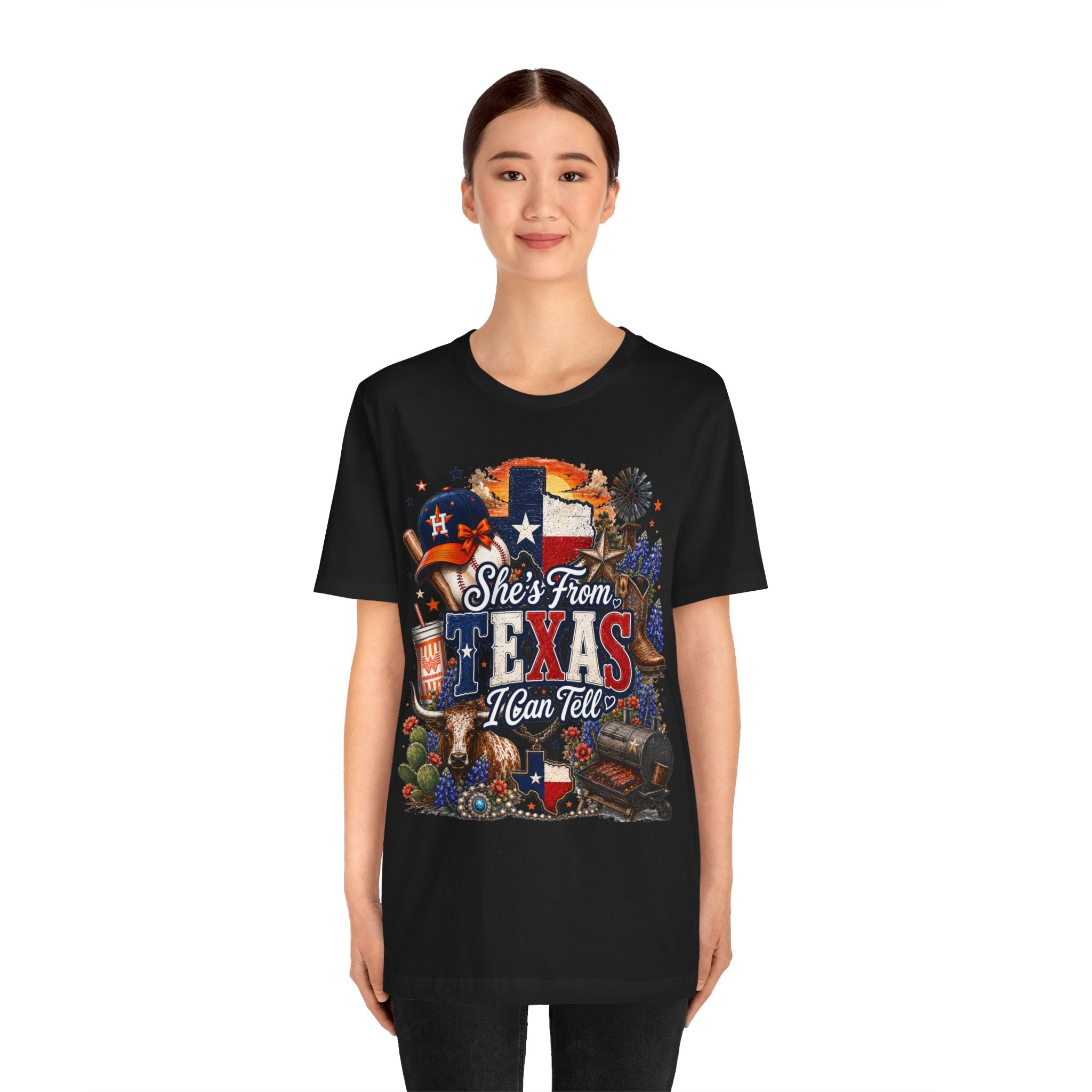 She's From Texas T-Shirt — Texas Pride Graphic Tee