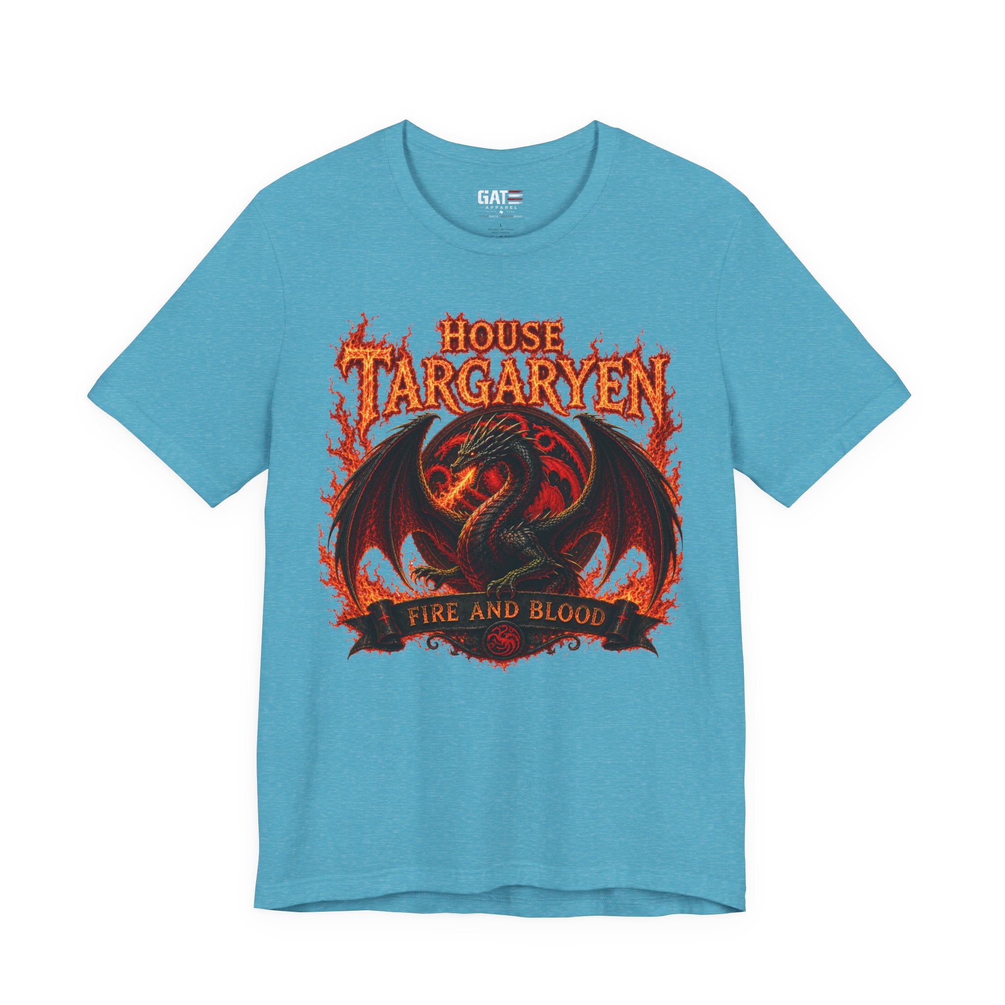 Targaryen Dragon Tee — "House Targaryen: Fire and Blood" Graphic T-Shirt