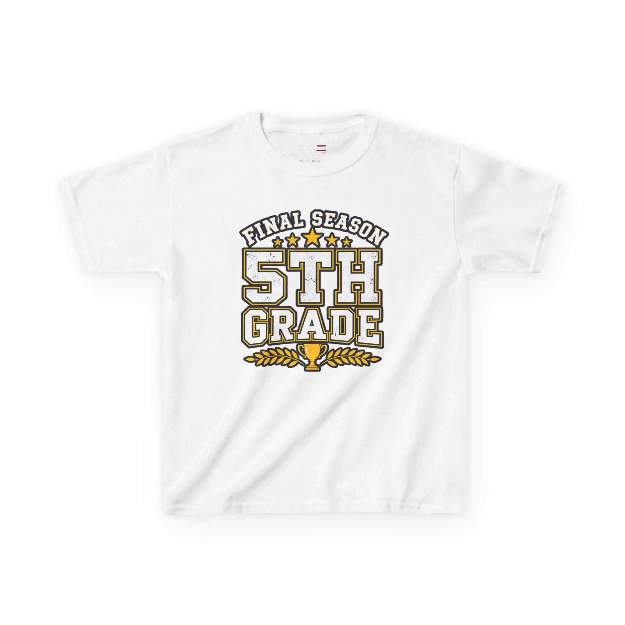 Final Season 5th Grade Kids Tee — End of Elementary School Graduation Shirt