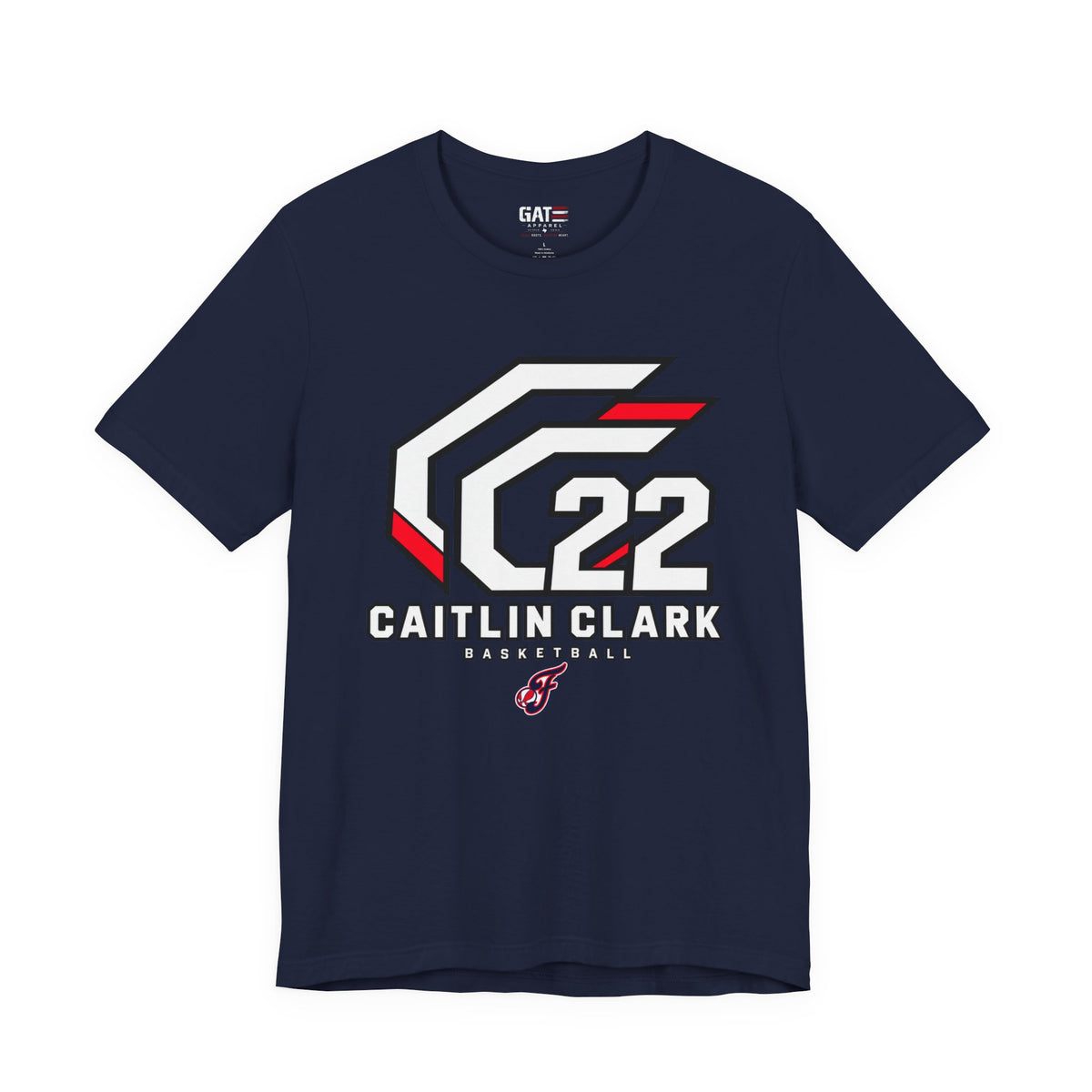 Caitlin Clark CC22 Monogram Shirt | Indiana Fever WNBA Tee