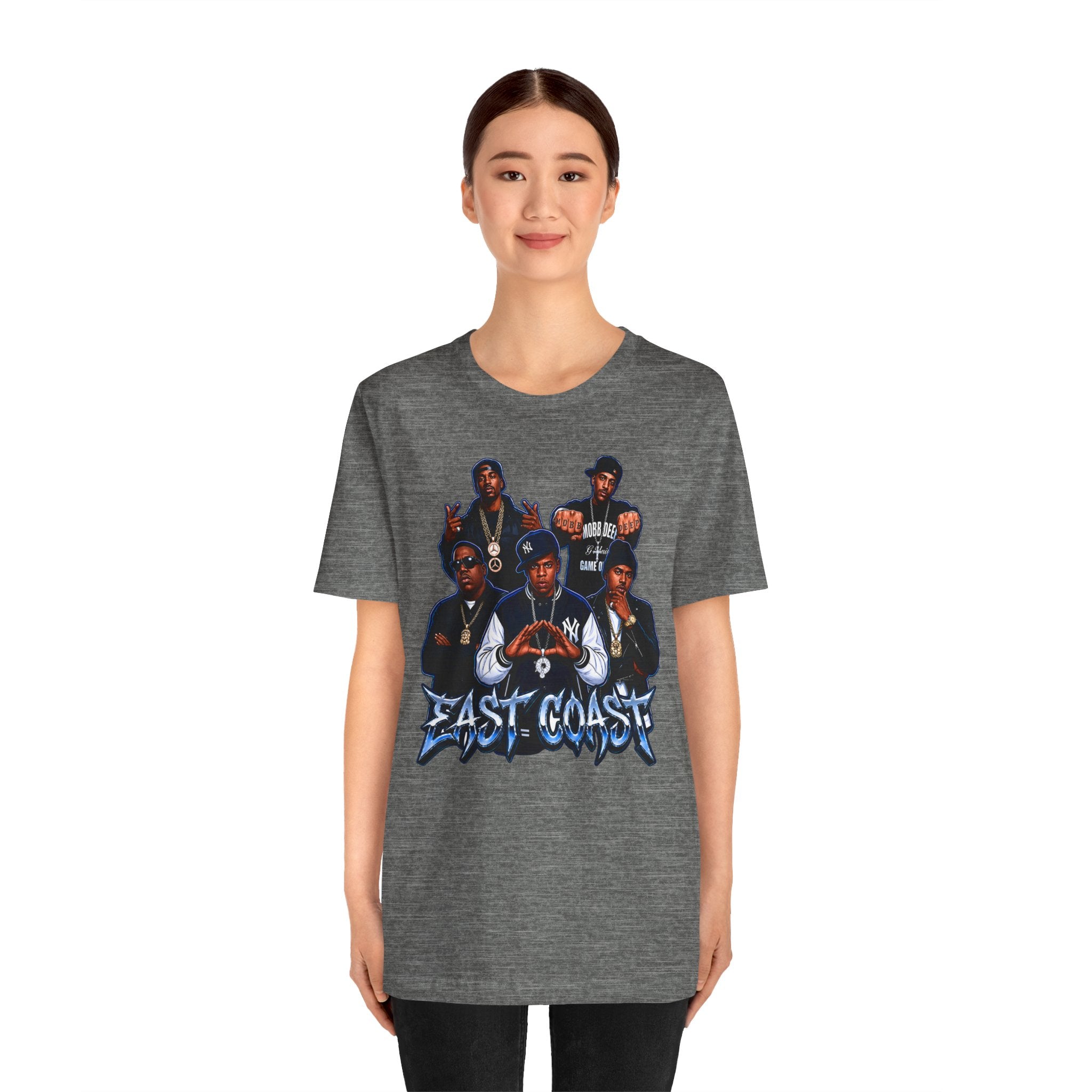 East Coast Hip Hop T-Shirt — 'East Coast' Vintage Rap Group Graphic Tee
