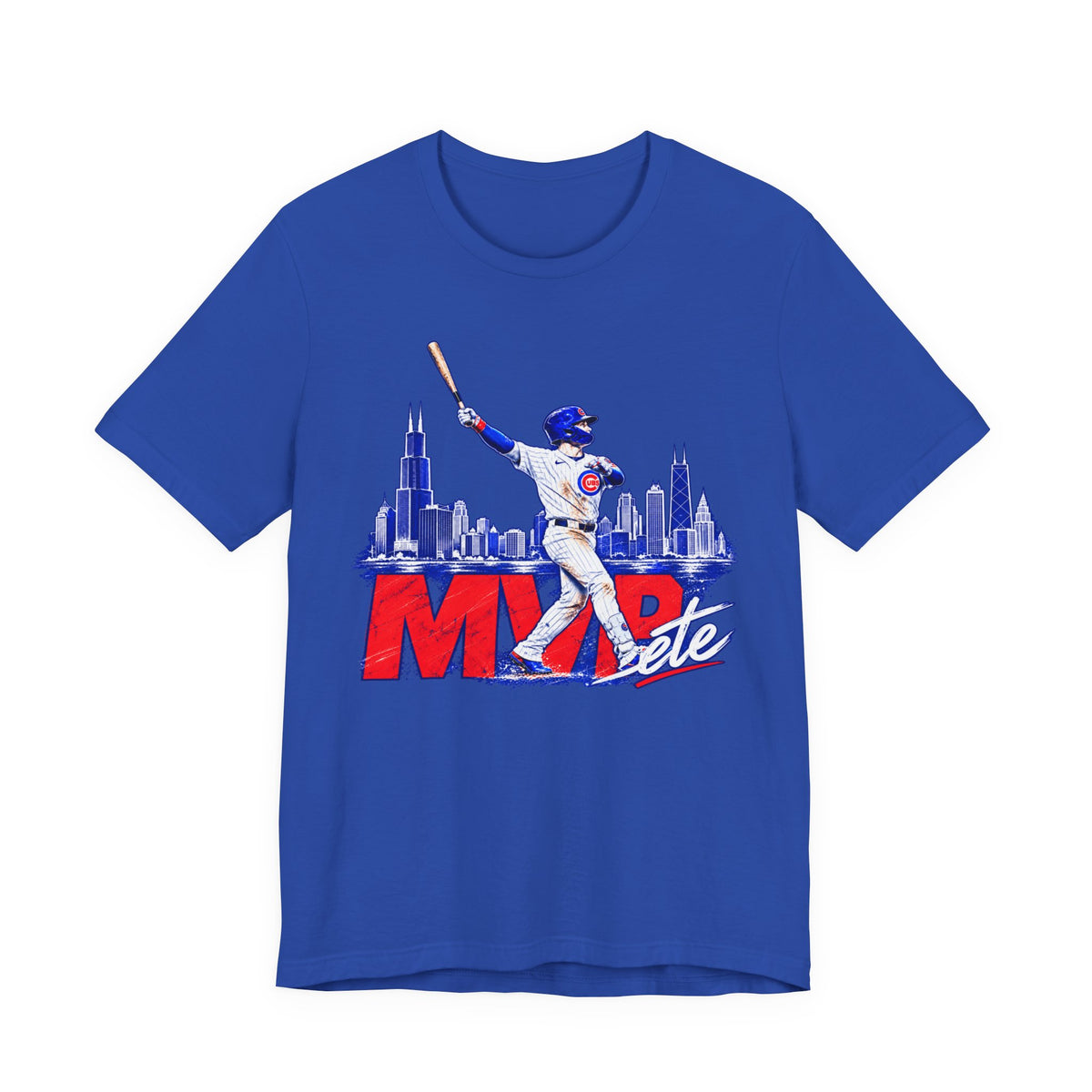 Chicago Cubs Pete Crow-Armstrong MVP Skyline Batting T-Shirt - product image 2