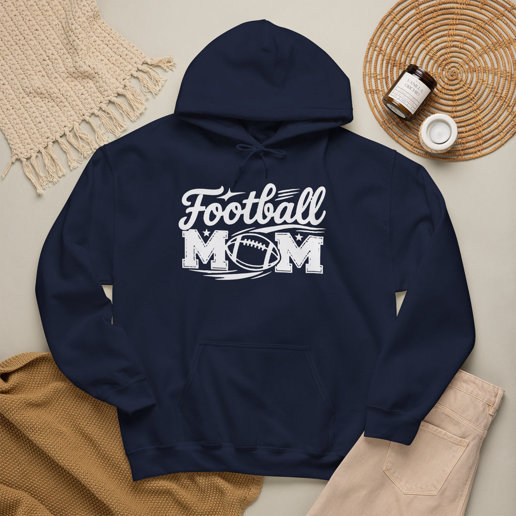 Football Mom Personalized Comfort Hoodie Custom Player Name Number Game Day Tee