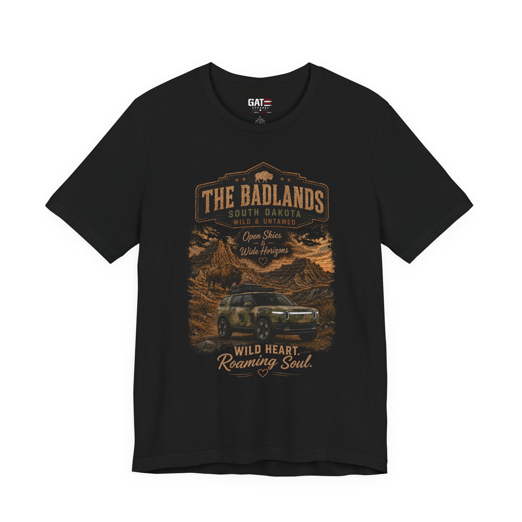 Badlands South Dakota Tee – Scenic Off-Road Adventure Shirt