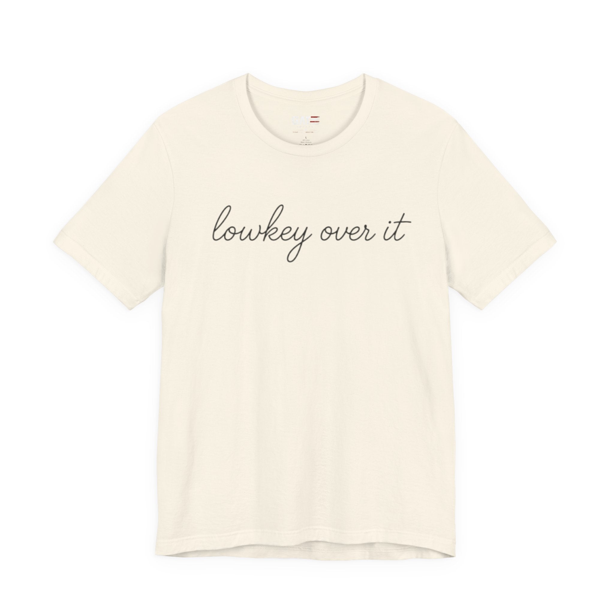 Lowkey Over It Shirt, Funny Gen Z Shirt, Introvert Tee, Trendy Aesthetic Shirt, Sarcastic Graphic Tee Gift