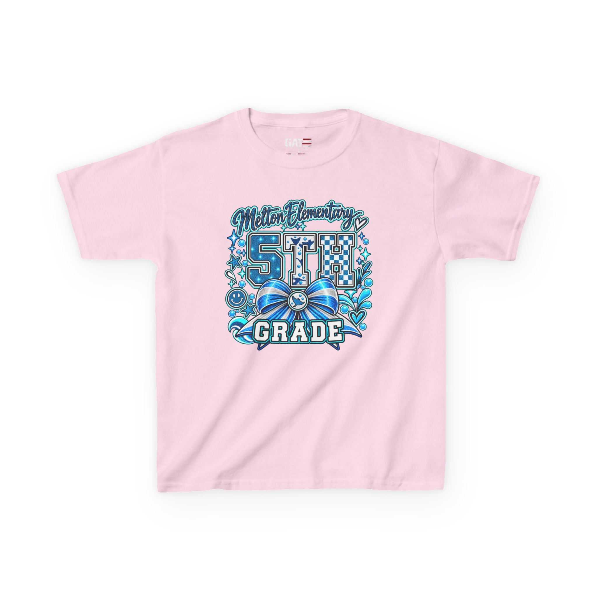 Melton 5th Grade Kids T‑Shirt — Ribbon Design