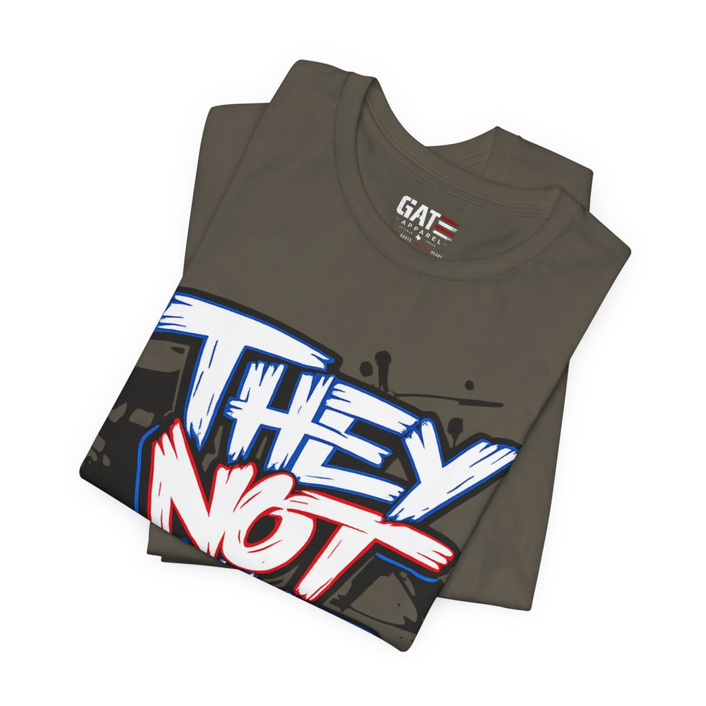 They Not Like Us Graffiti Tee