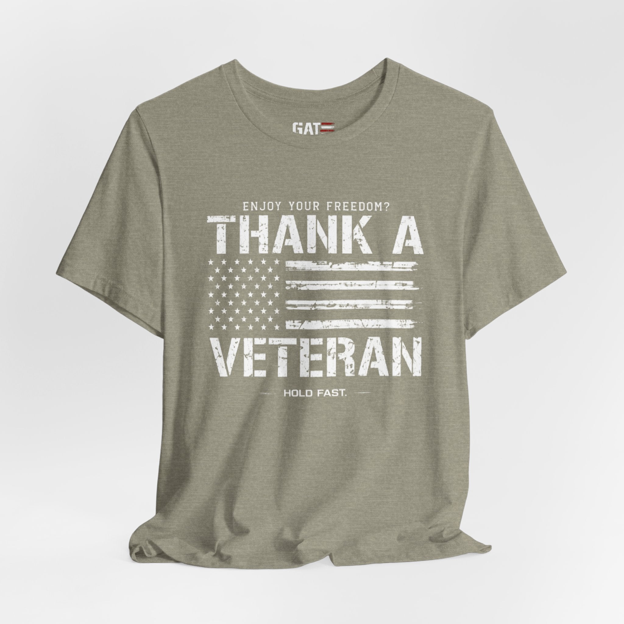 Veteran Shirt Enjoy Your Freedom Thank A Veteran Tee Patriotic American Flag Shirt Military Appreciation Gift for Men and Women