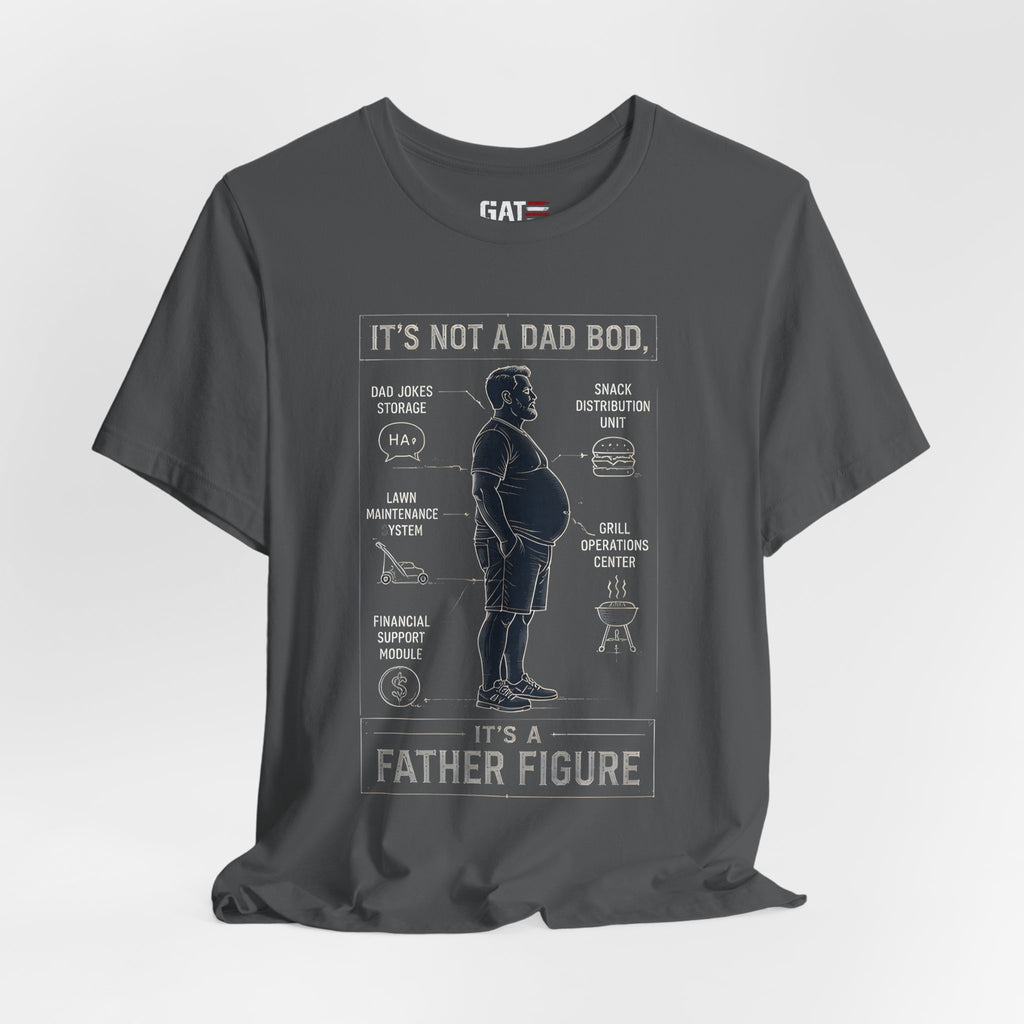 It's Not a Dad Bod It's a Father Figure Shirt | Funny Dad Shirt | Blueprint Dad Bod Tee | Father's Day Gift for Dad | Grill Master Dad Tee