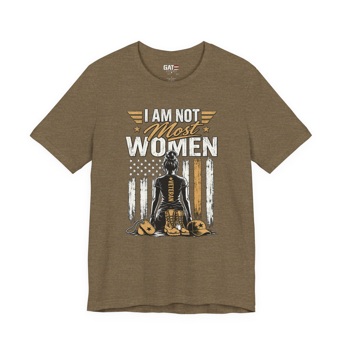 I Am Not Most Women Female Veteran Shirt | Style 2