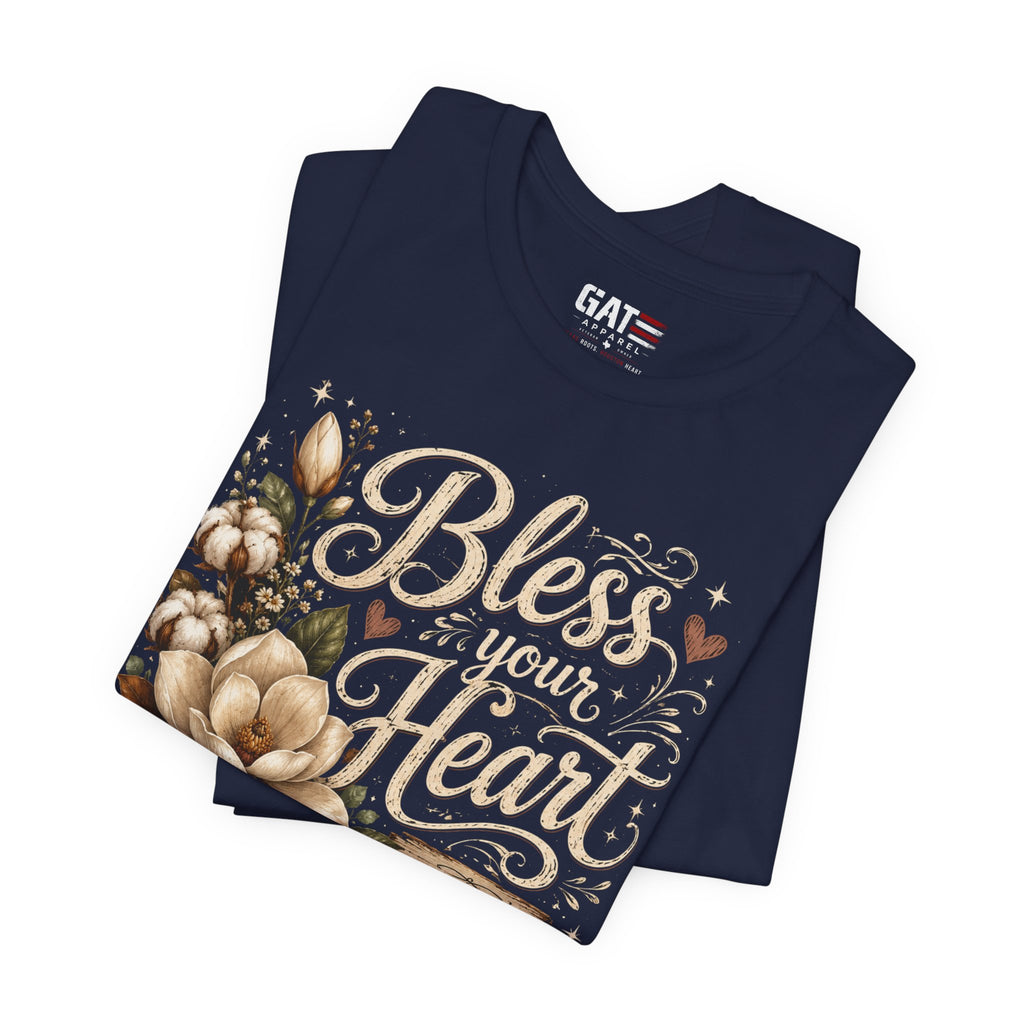 Funny Southern Shirt, Bless Your Heart Tee, Southern Humor Graphic Tee, Magnolia Floral Shirt, Country Girl Gift, Farmhouse Style Tee