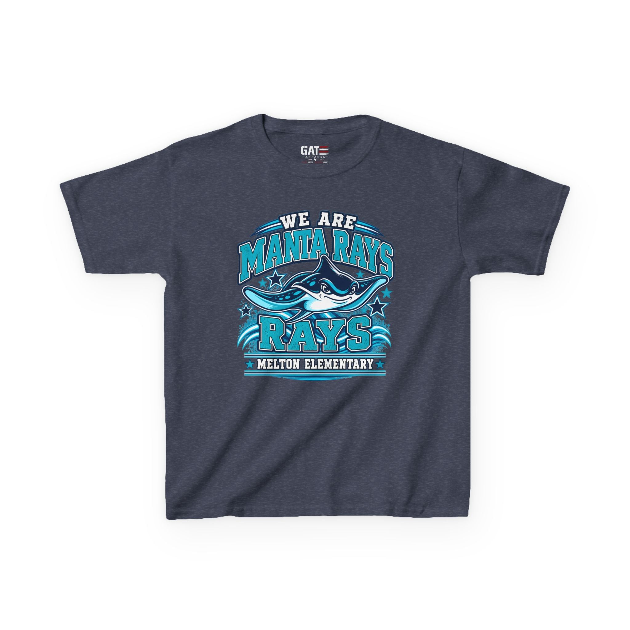 Melton Kids 'We Are Manta Rays' School Spirit T‑Shirt — Melton Elementary