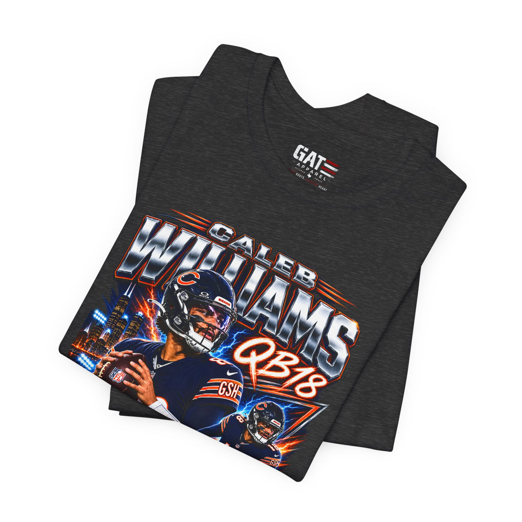 Caleb Williams Chicago Bears Tee Retro Player Graphic T-Shirt