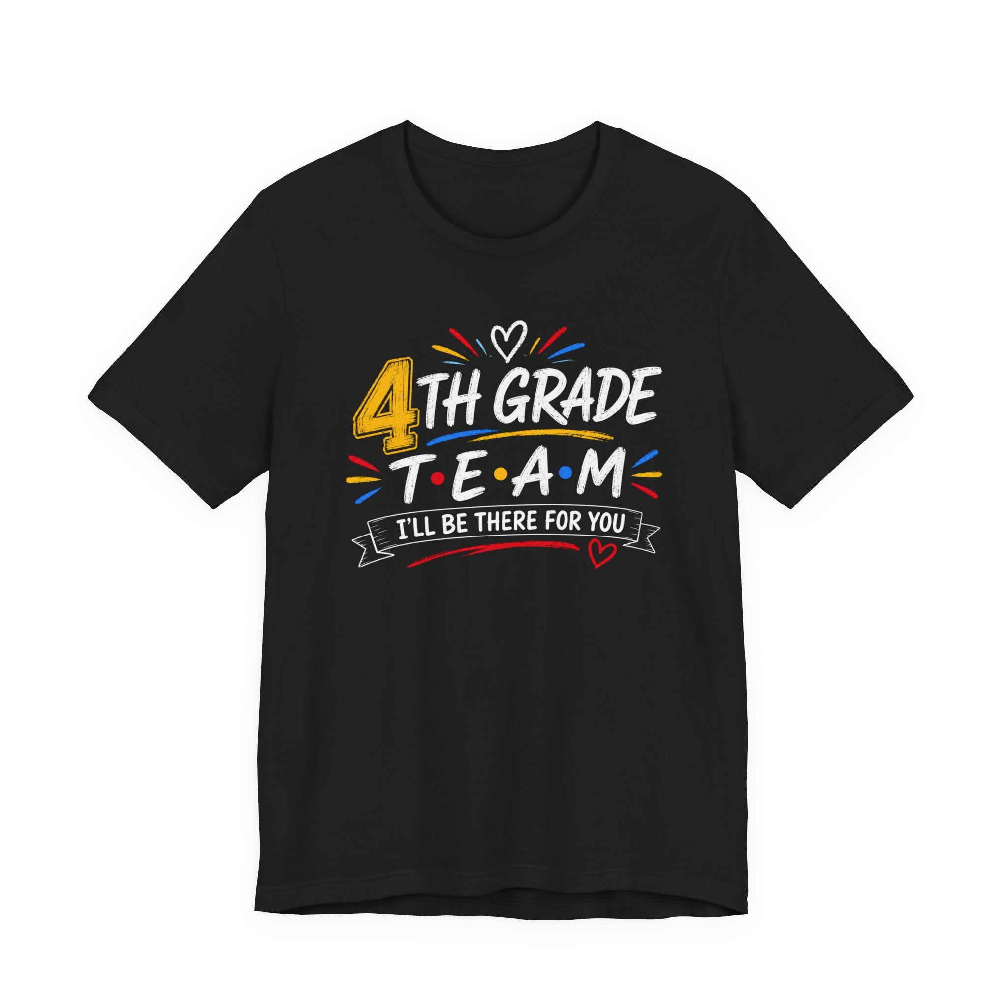 4th Grade Team Tee, Teacher Squad Shirt, Color Dot Inspired Teacher Shirt, Grade Level Team Gift, School Staff Apparel, Friends Theme