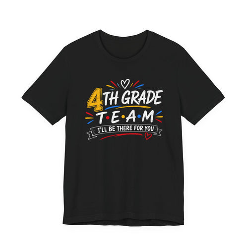 4th Grade Team Tee, Teacher Squad Shirt, Color Dot Inspired Teacher Shirt, Grade Level Team Gift, School Staff Apparel, Friends Theme