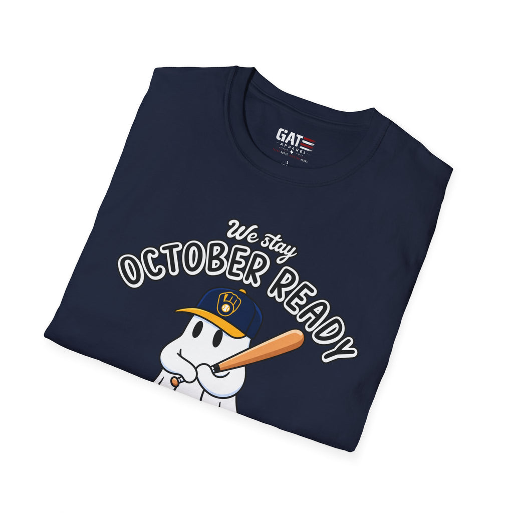Milwaukee baseball Halloween tee alternate mockup