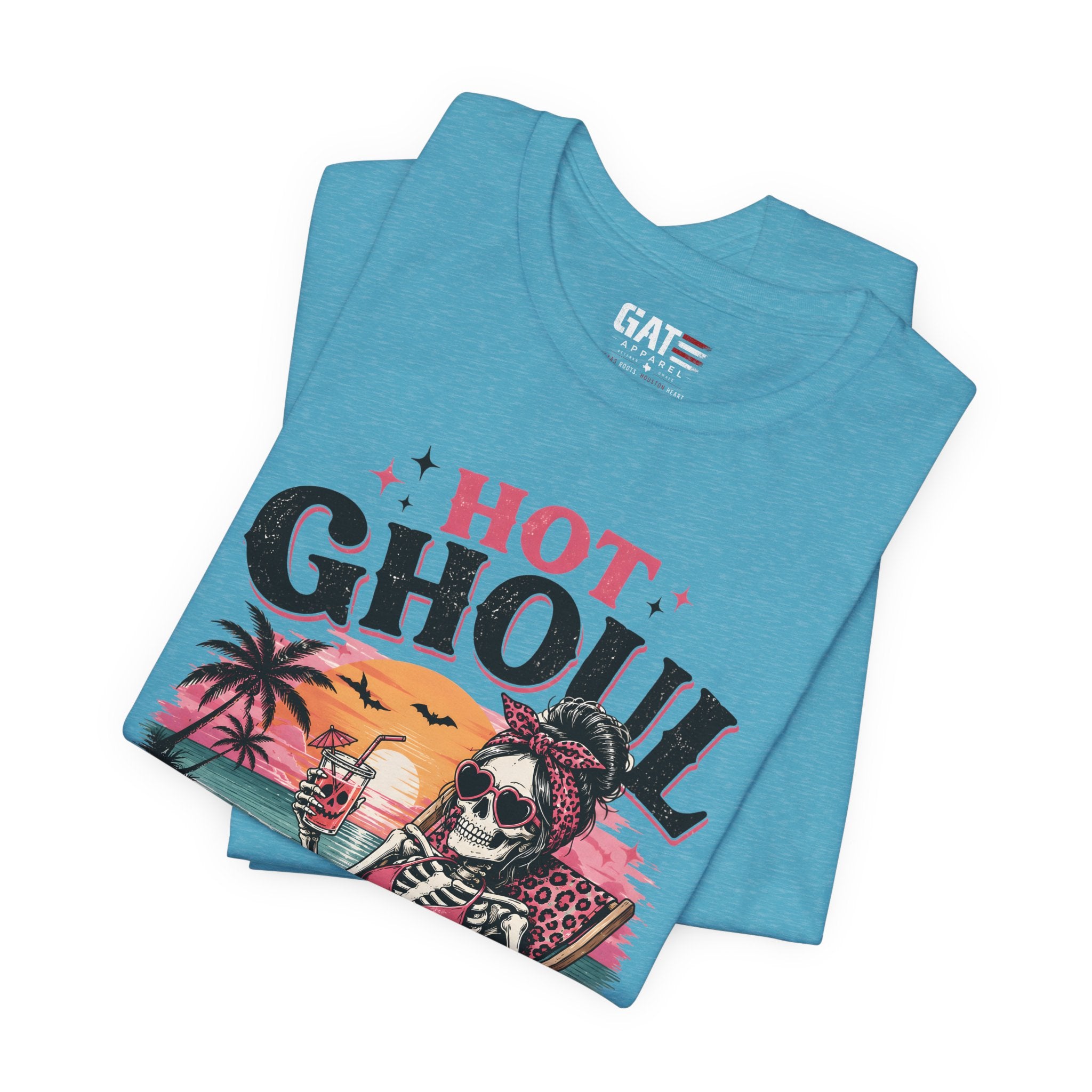 Summerween Shirt, Spooky Beach Shirt, Ghost Beach Tee, Halloween Beach Shirt, Coastal Halloween Tee, Tropical Ghost Shirt