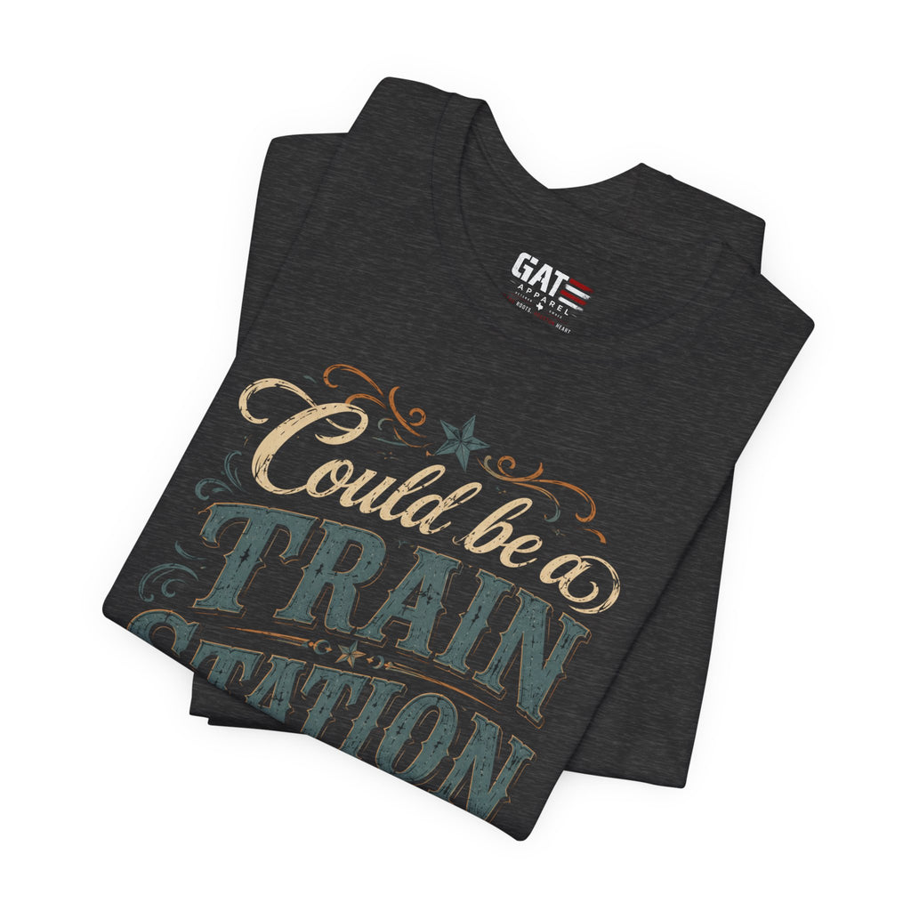 Funny Cowboy Tee | Yellowstone Inspired Western Graphic Shirt | Country Humor Tee, Dutton Ranch, Train Station Shirt, RIP Shirt