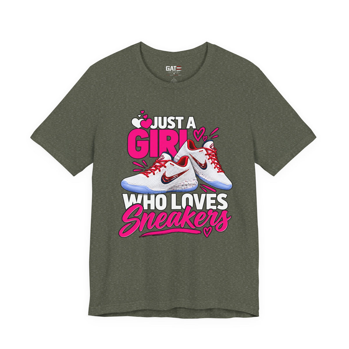 Caitlin Clark Caitlin 1s Just a Girl Sneaker Shirt | Style 4
