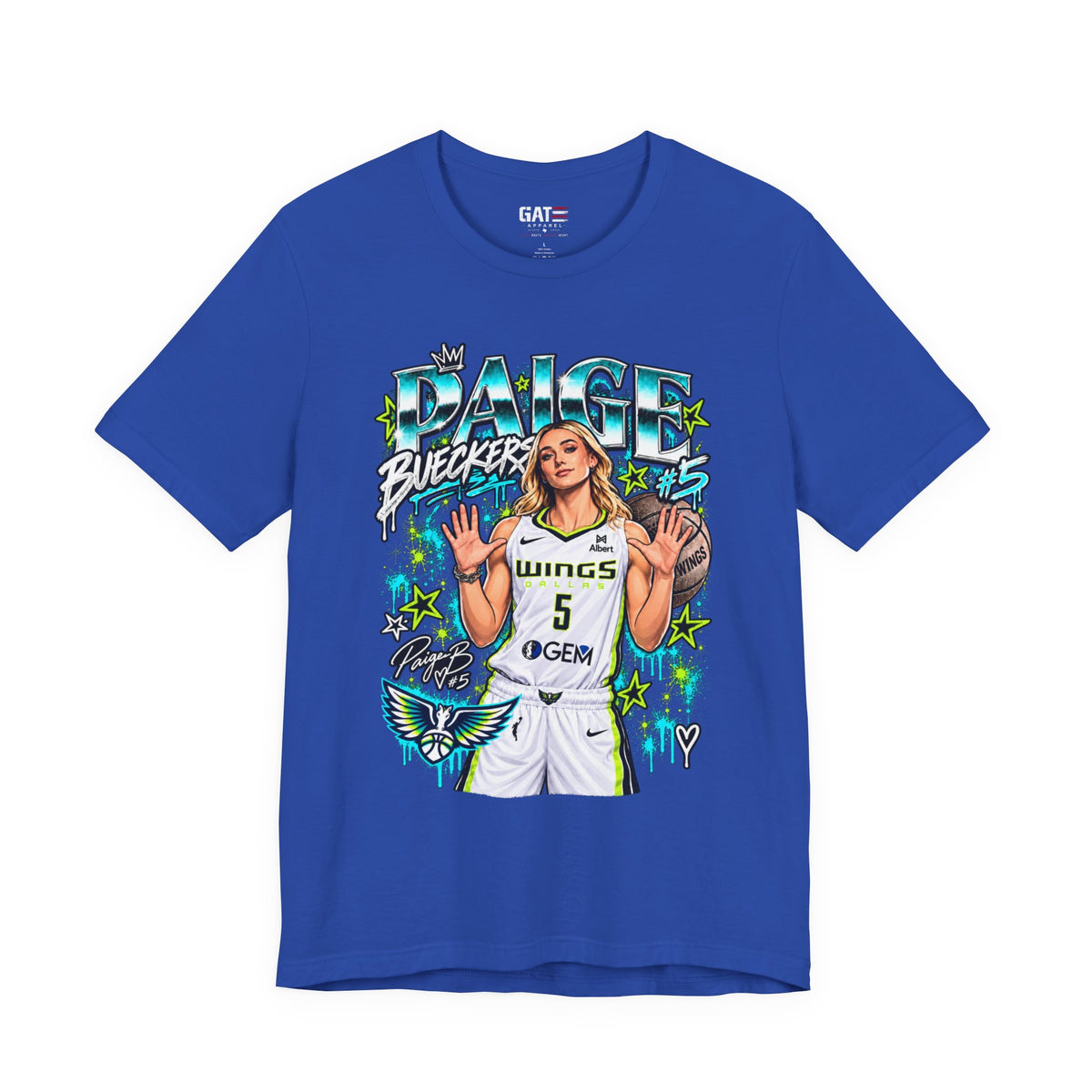 Paige Bueckers game day shirt mockup
