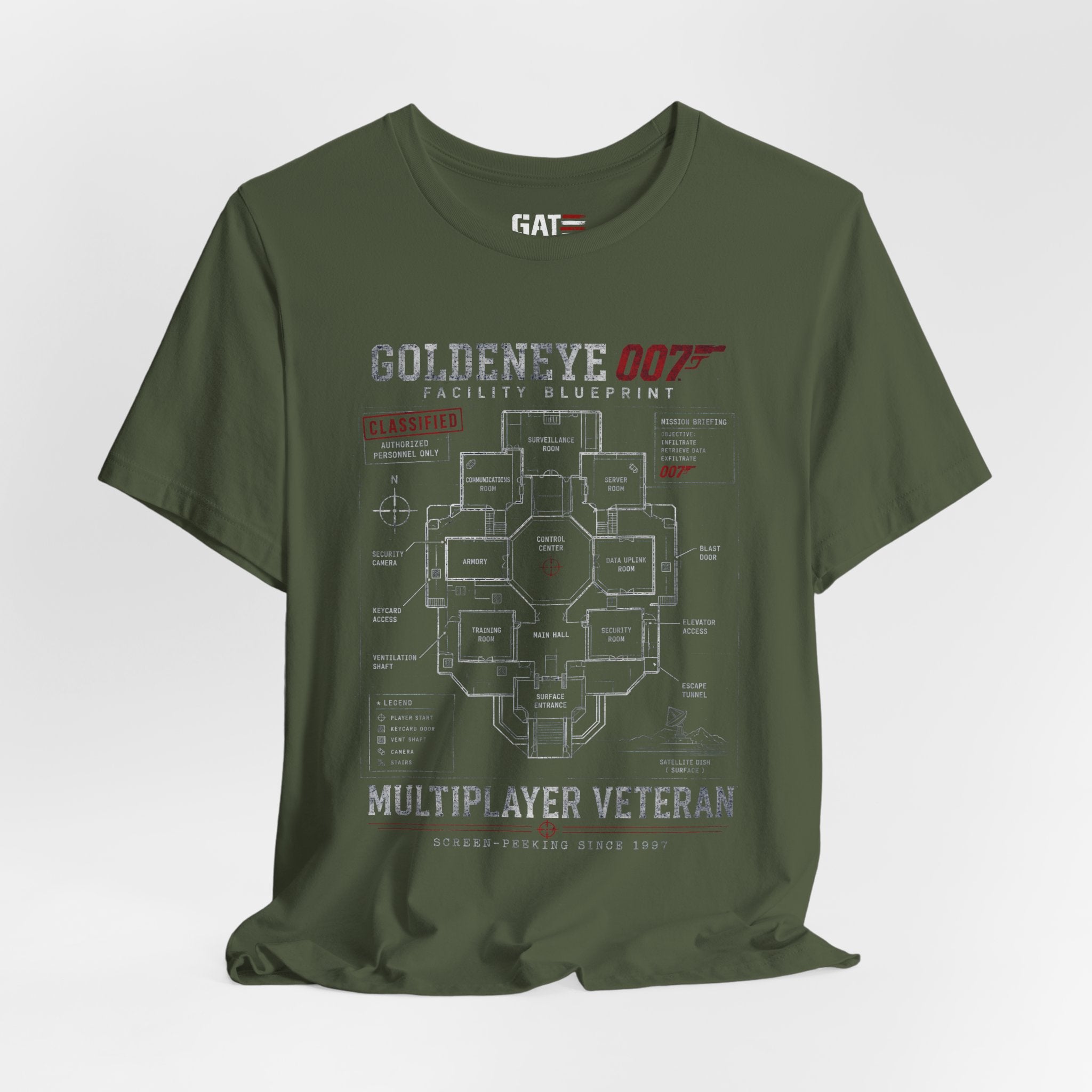 GoldenEye 007 Shirt, Retro Gaming Shirt, N64 Gamer Gift, 90s Gaming Shirt, Father's Day Gift for Him
