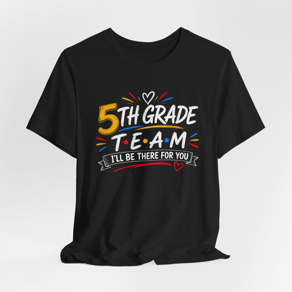 5th Grade Team Tee, Teacher Squad Shirt, Color Dot Inspired Teacher Shirt, Grade Level Team Gift, School Staff Apparel, Friends Theme