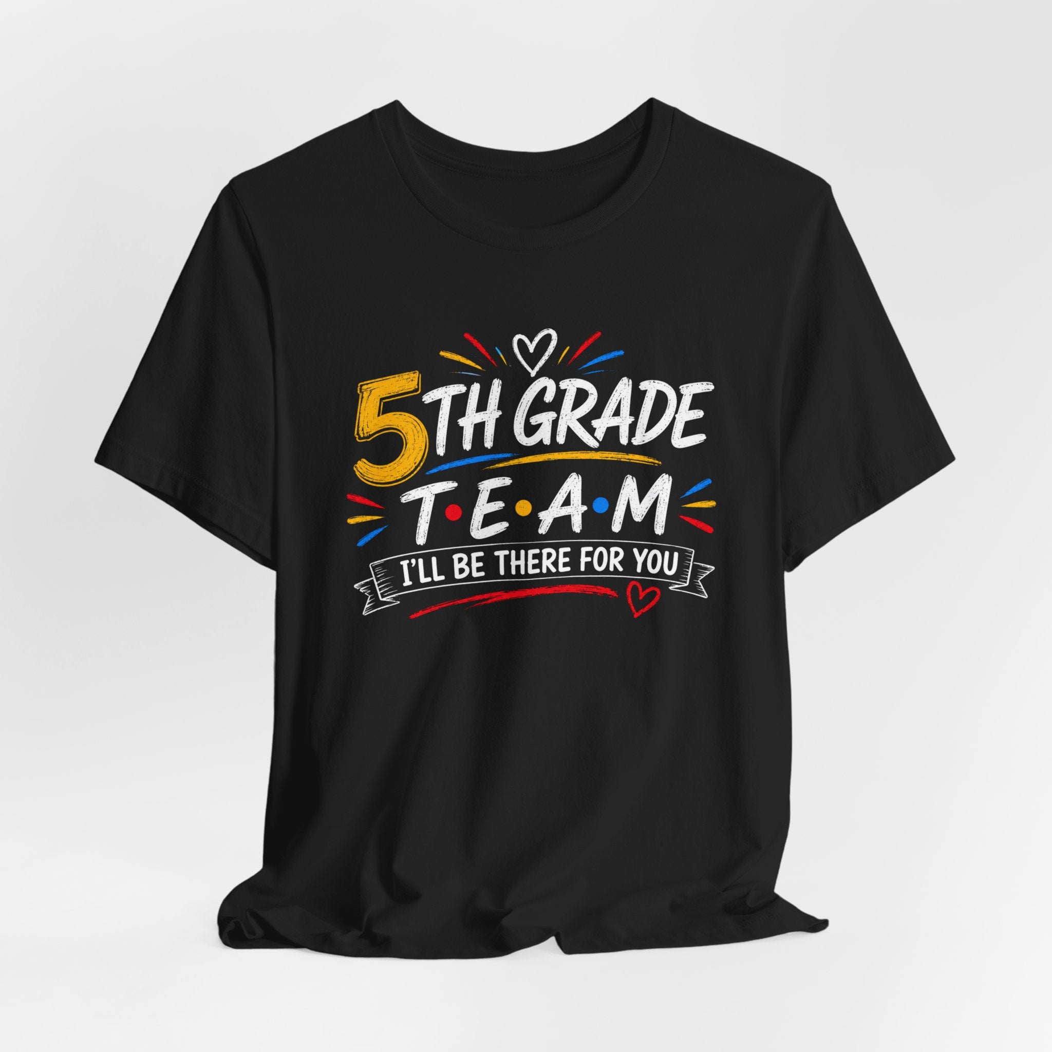 5th Grade Team Tee, Teacher Squad Shirt, Color Dot Inspired Teacher Shirt, Grade Level Team Gift, School Staff Apparel, Friends Theme