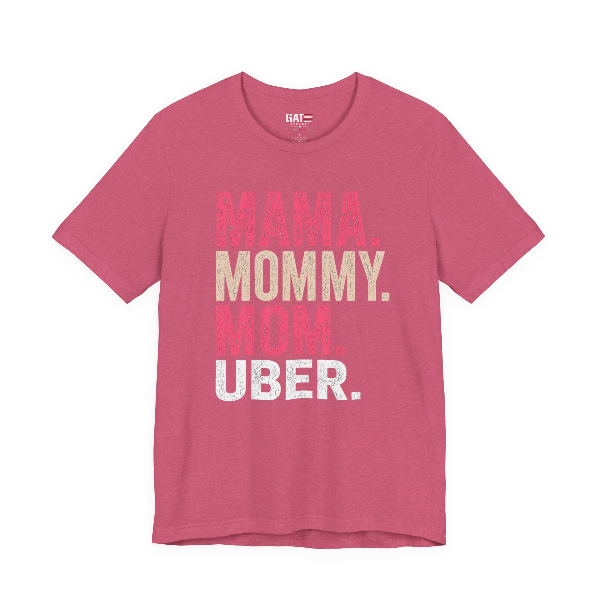 Mama Mommy Mom Uber Shirt, Funny Mom Life Tee, Trendy Mother Graphic T Shirt, Gen Alpha Mom Gift, Cute Mother's Day Shirt
