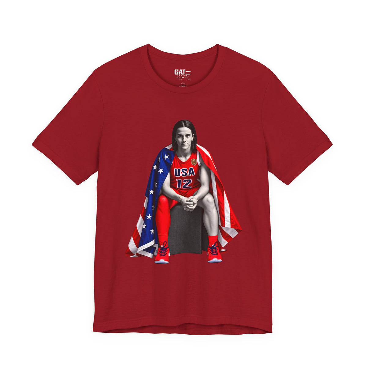 Caitlin Clark Team USA Shirt | Indiana Fever WNBA Tee