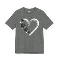 Paw Print Heart T-Shirt — Dog Lover Graphic Tee