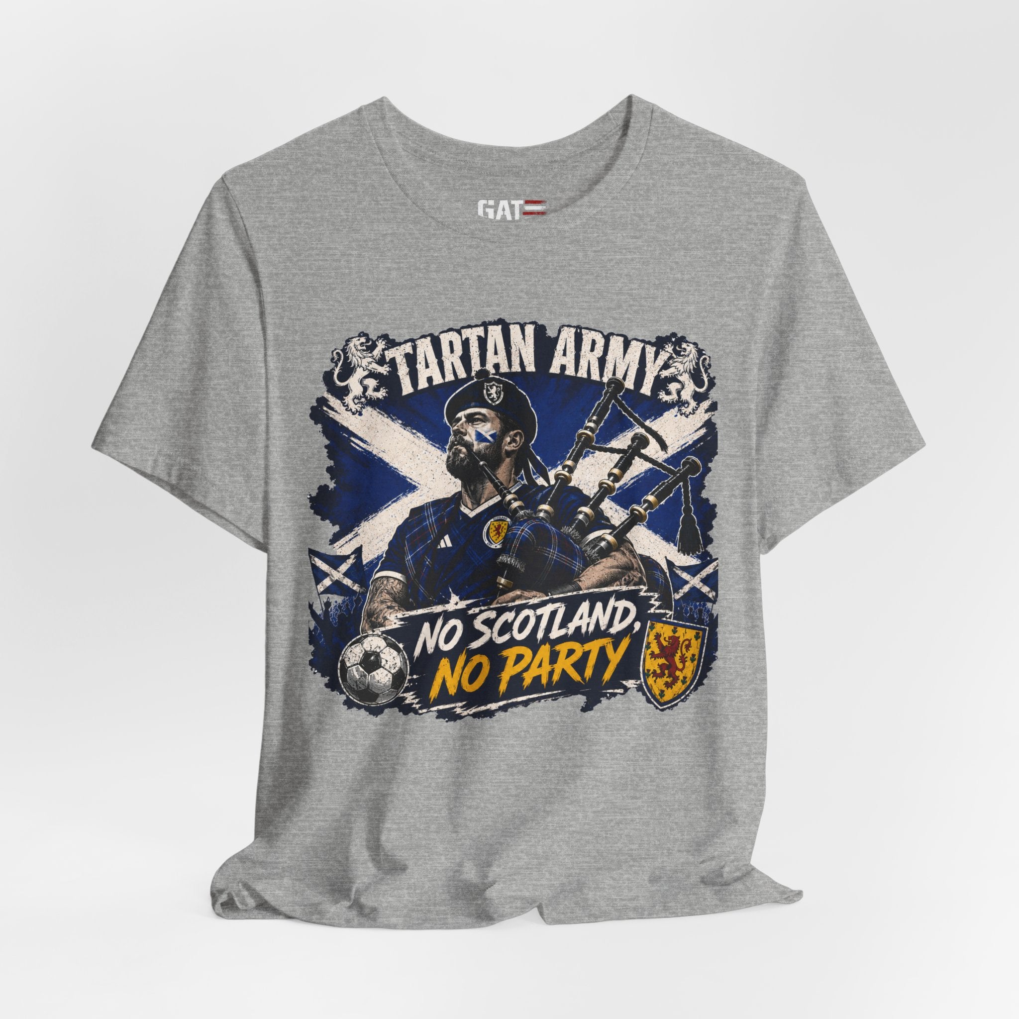 Scotland World Cup Soccer Shirt, Tartan Army Fan Tee, No Scotland No Party Shirt, Scottish Football Supporter Gift