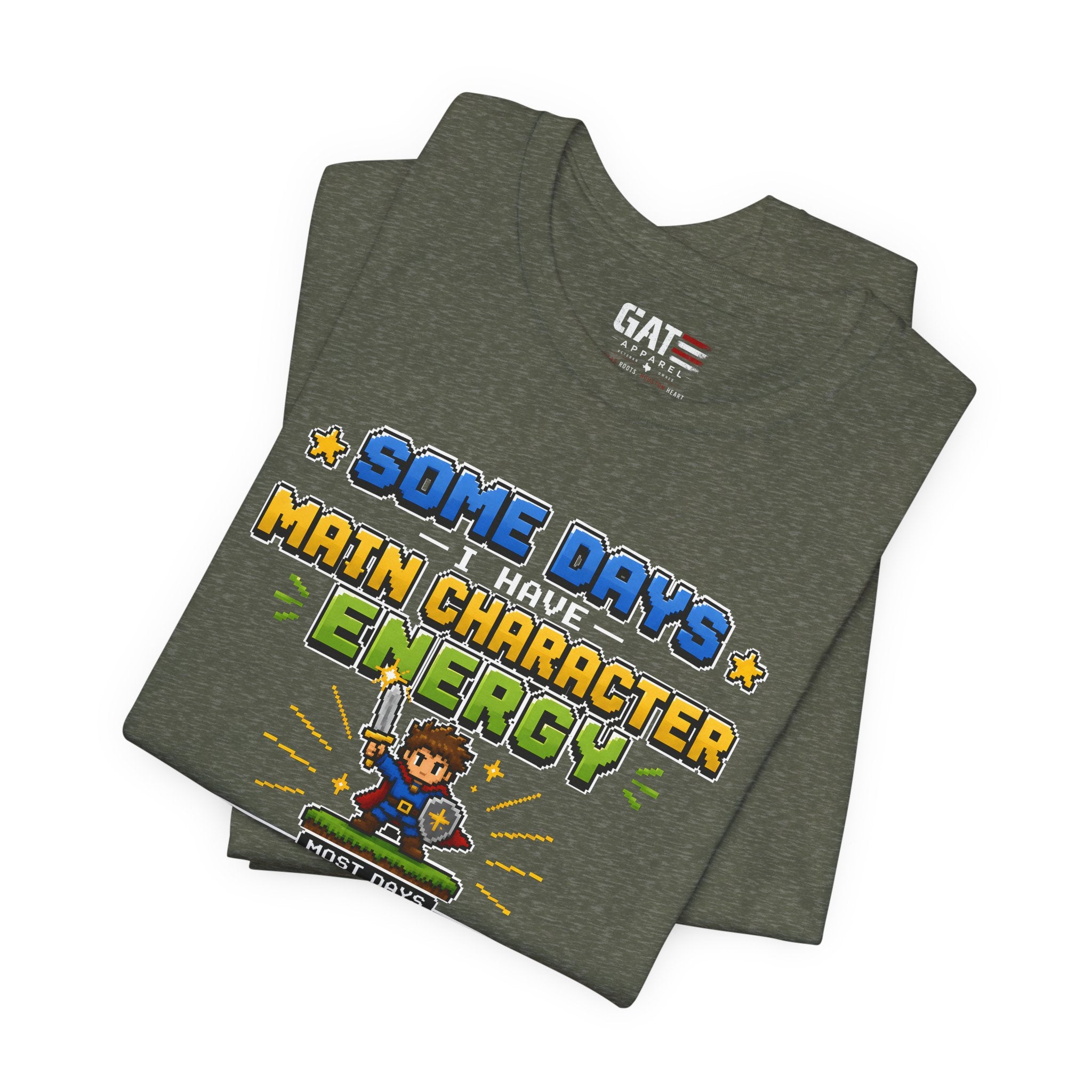 Main Character Energy Shirt | Retro Gaming Tee