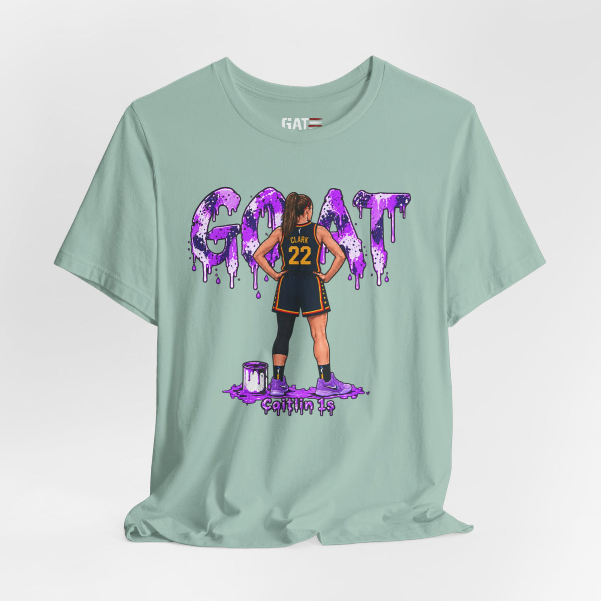 Caitlin Clark Caitlin 1s GOAT Purple Fade Sneaker Shirt